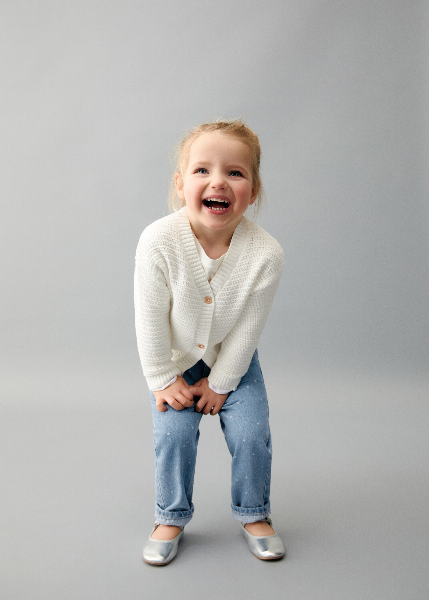 Button knit cardigan - General plane