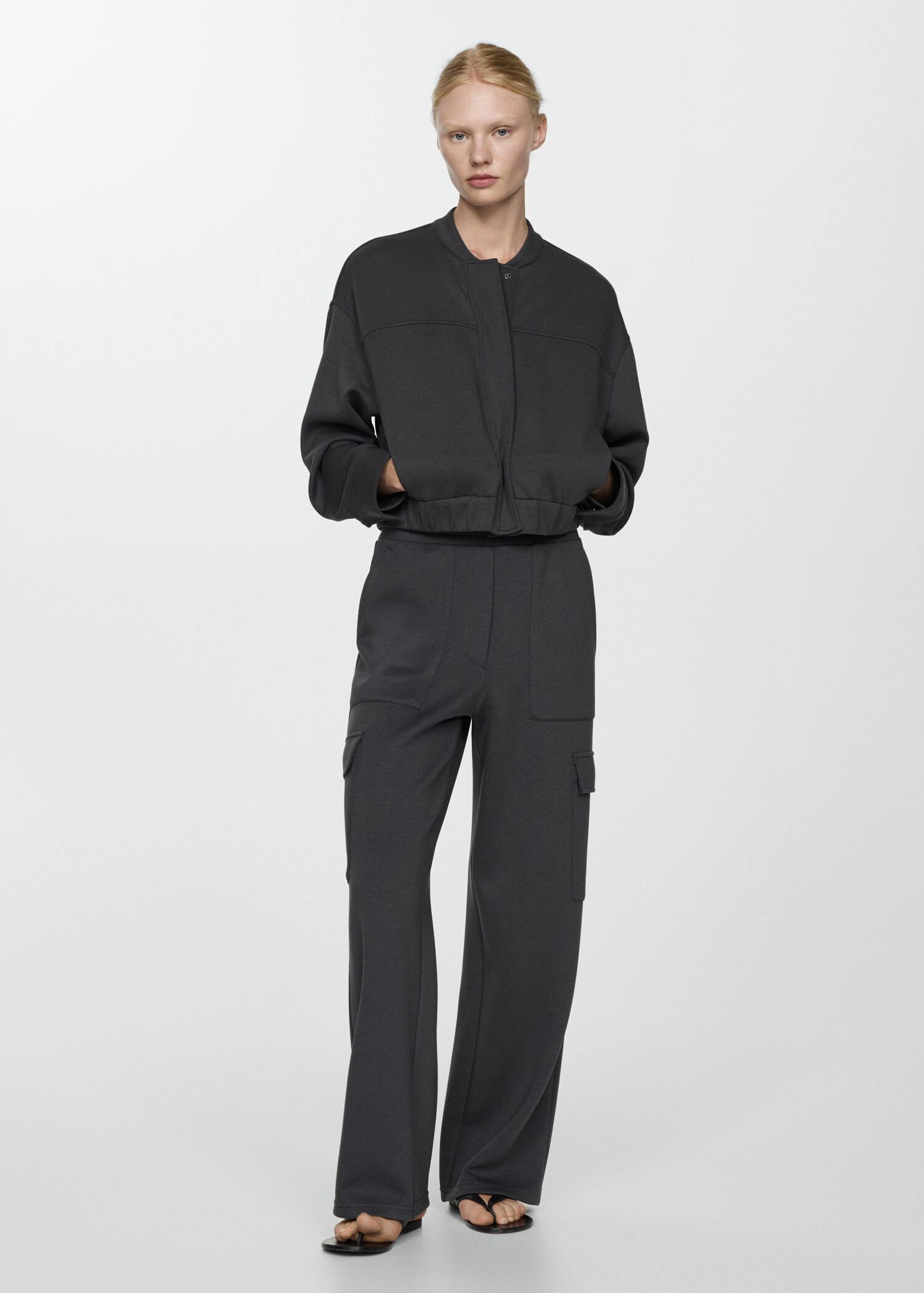 Bomber jacket decorative seams - General plane