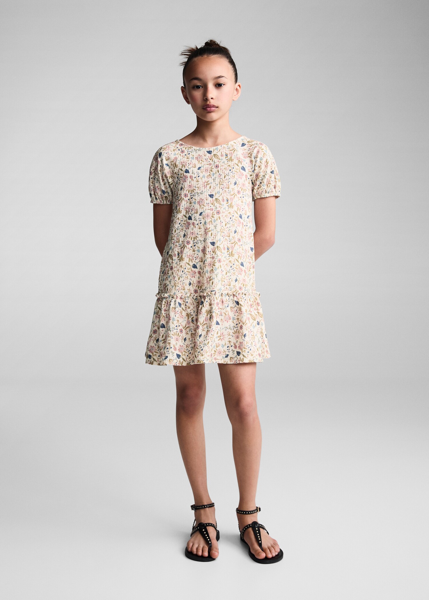 Vestit estampat floral - Pla general