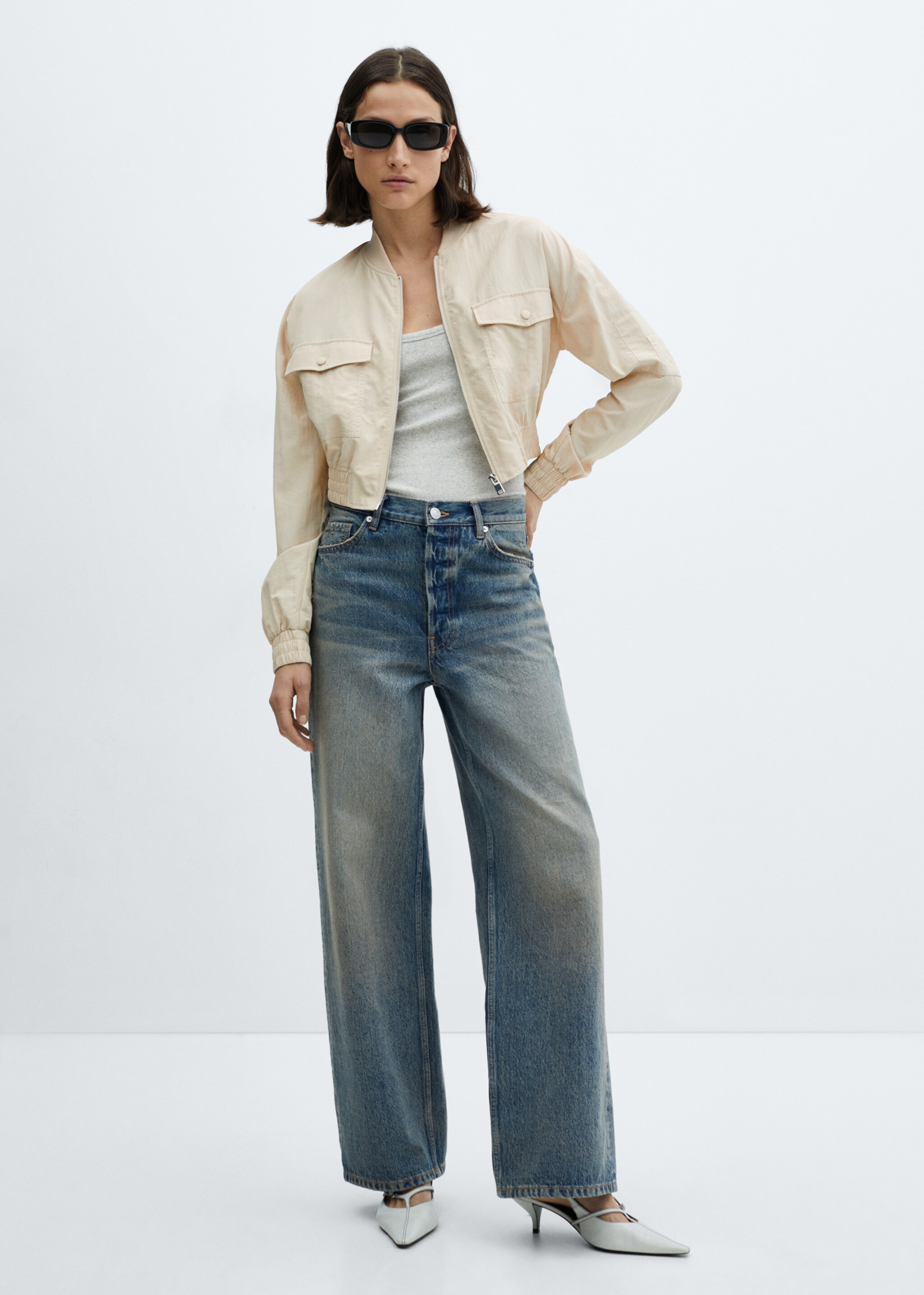 Bomber jacket with pocket - General plane