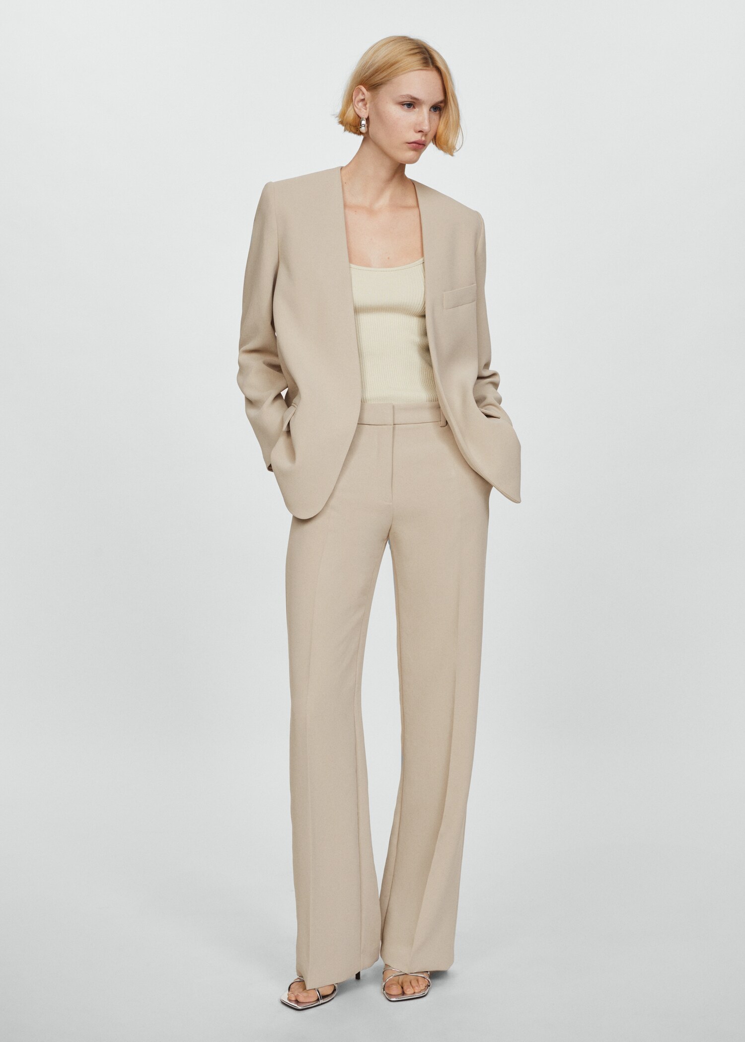 Americana traje estructura - Plano general