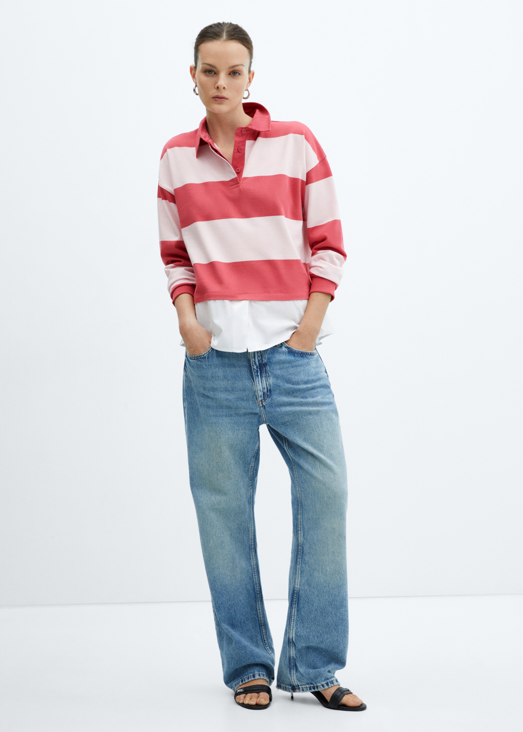 Striped combined polo shirt - General plane