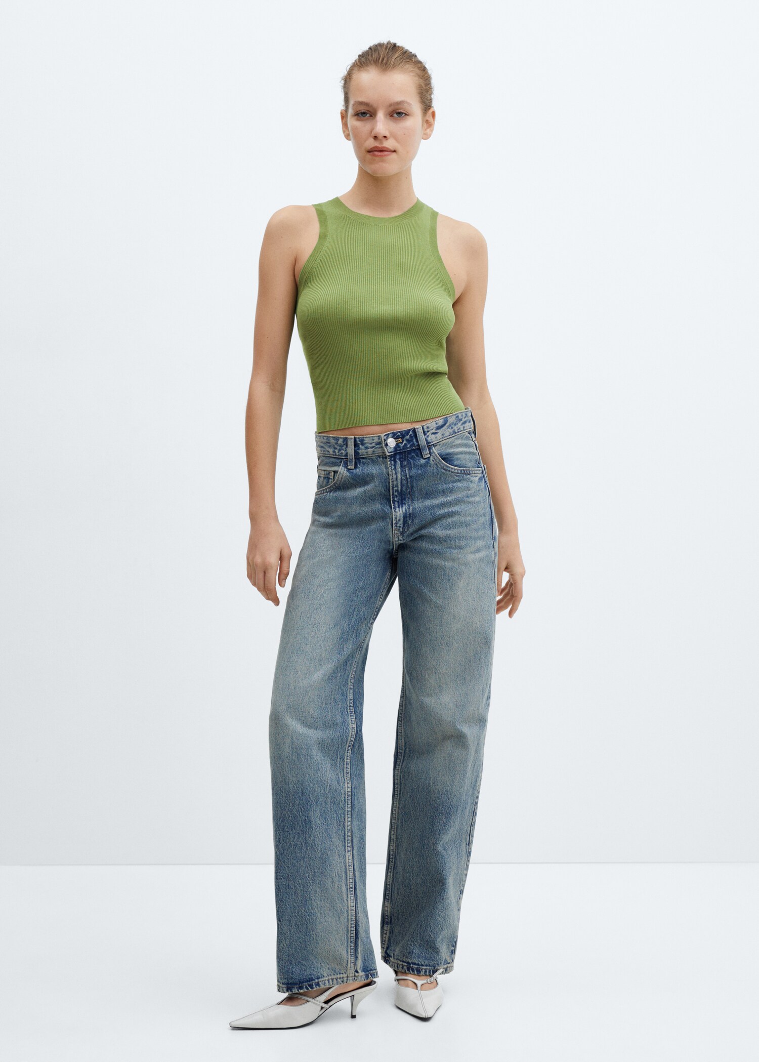 Ribbed knit top - General plane