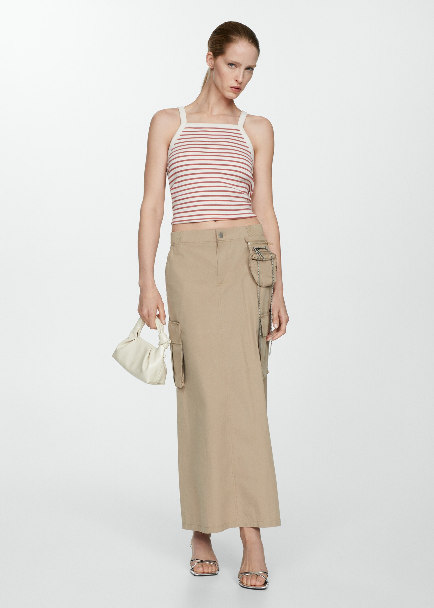 Striped knit top - General plane