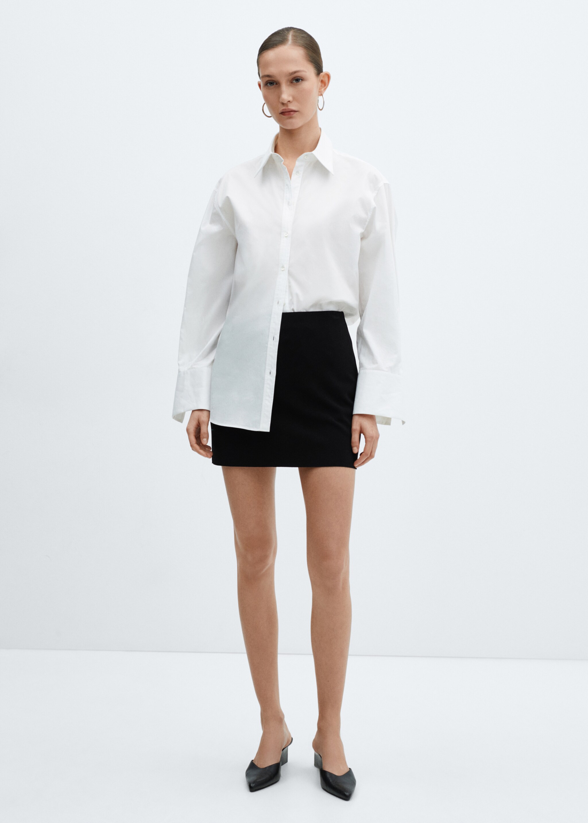 Fitted miniskirt - General plane