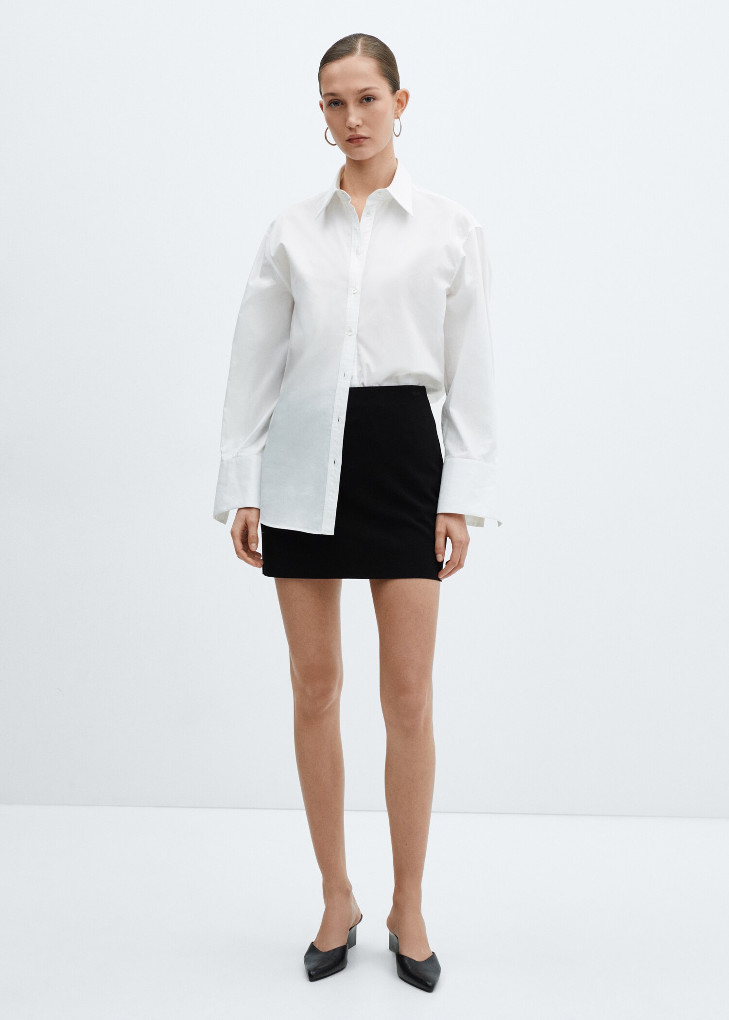 Fitted miniskirt - General plane