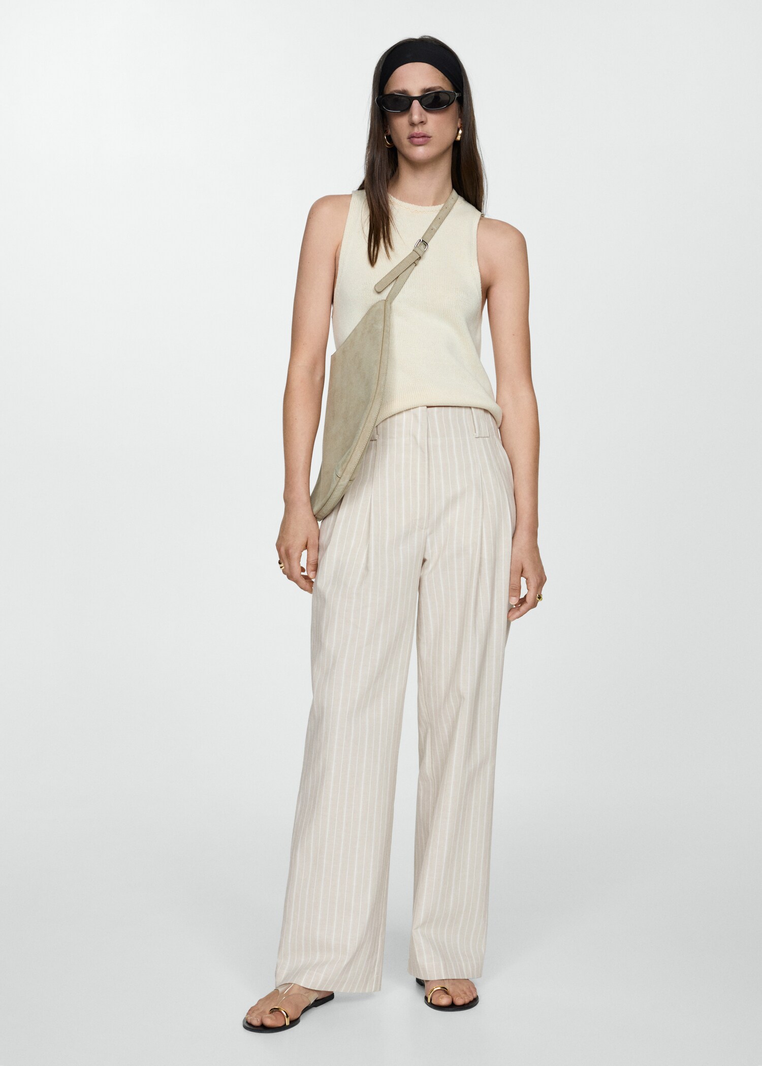 Pantaloni diritti righe - Piano generale