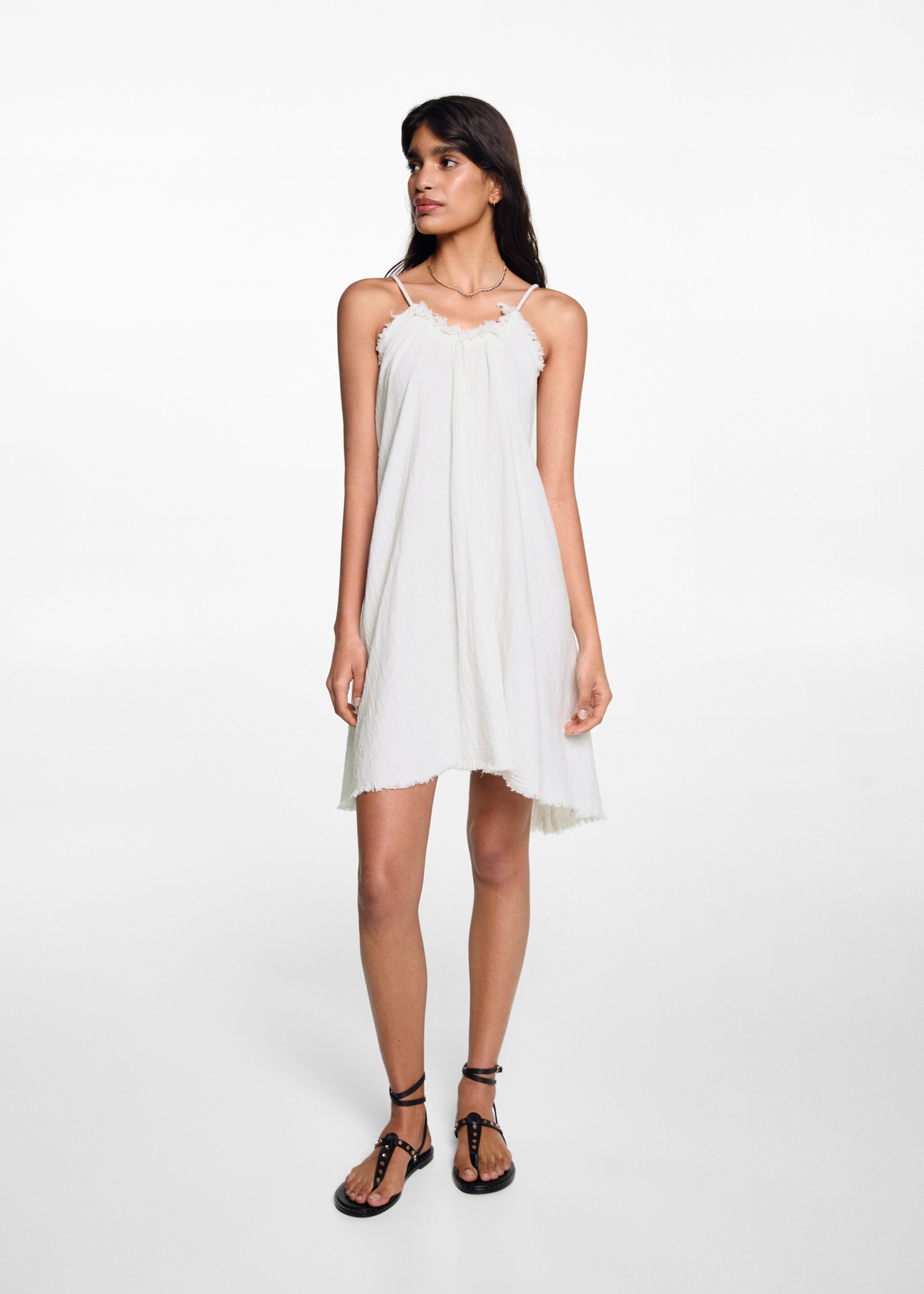 Frayed edges dress - General plane