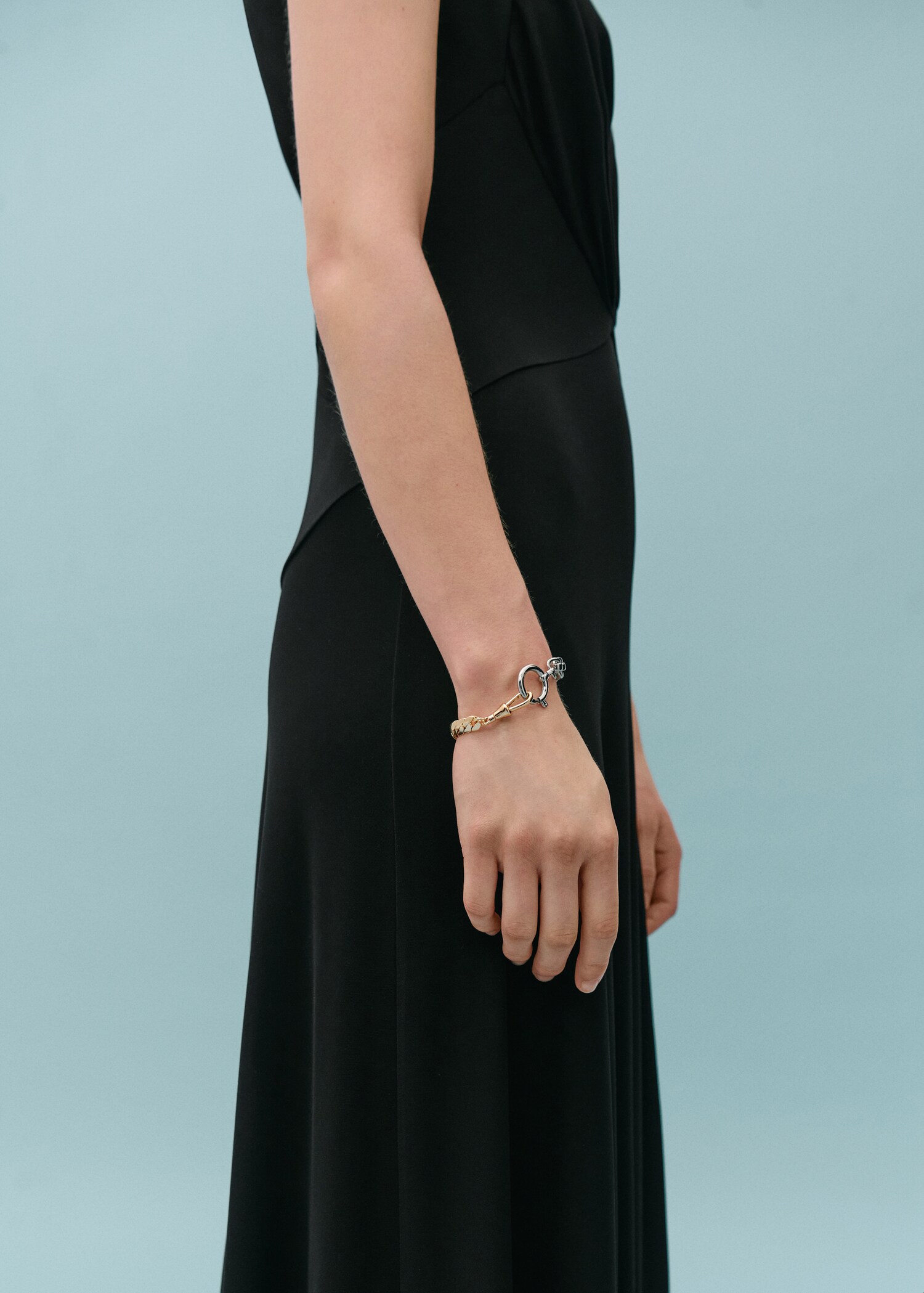 Bracelet chaîne combinée - Plan général