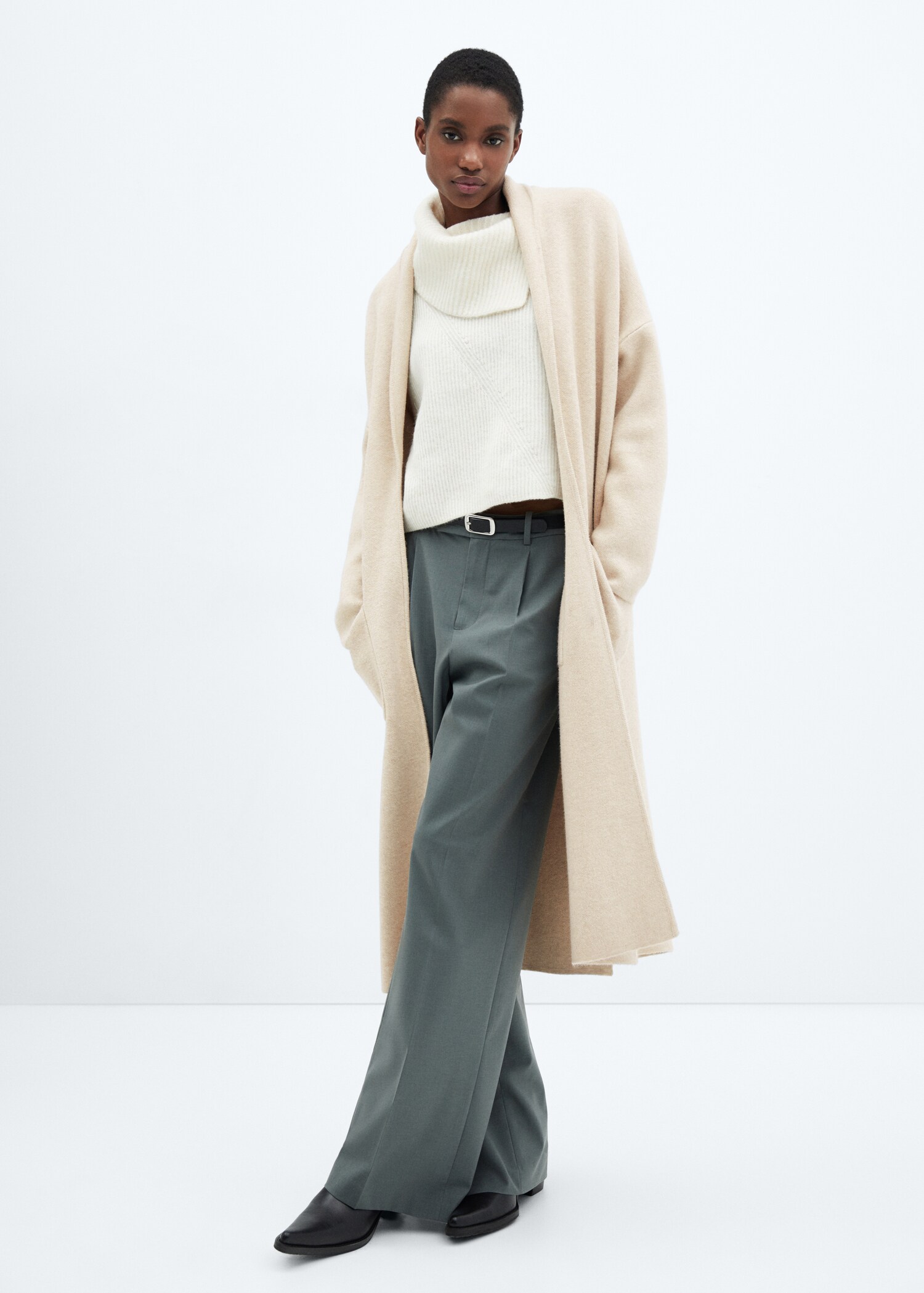 Abric oversize punt butxaques - Pla general