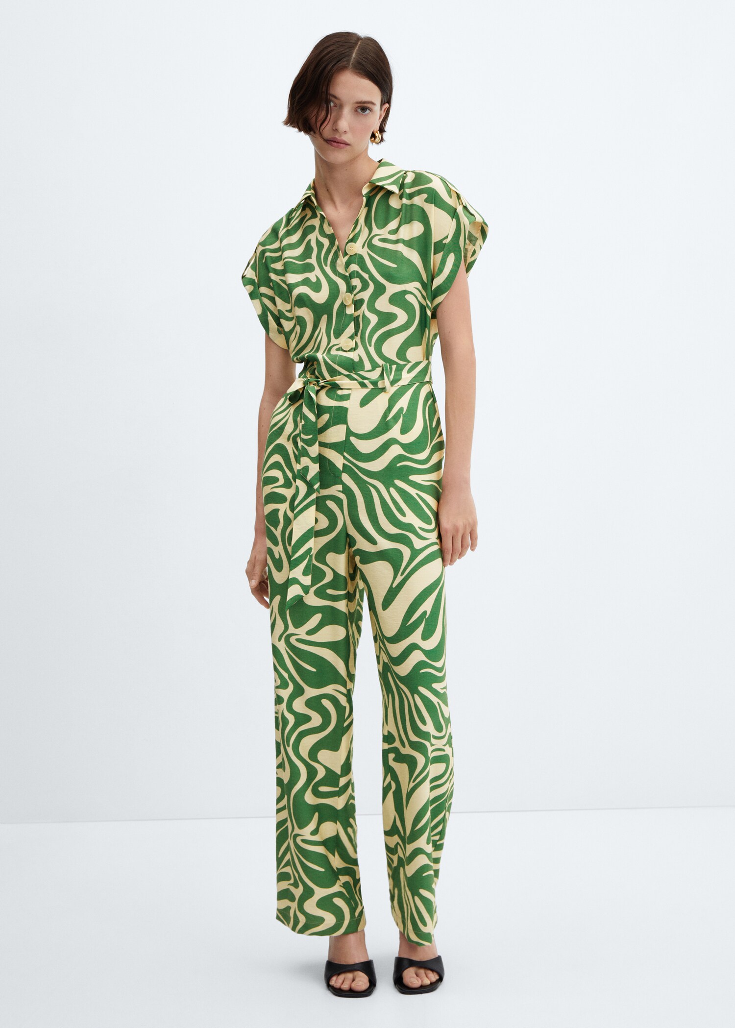 Mono camisero estampado - Plano general