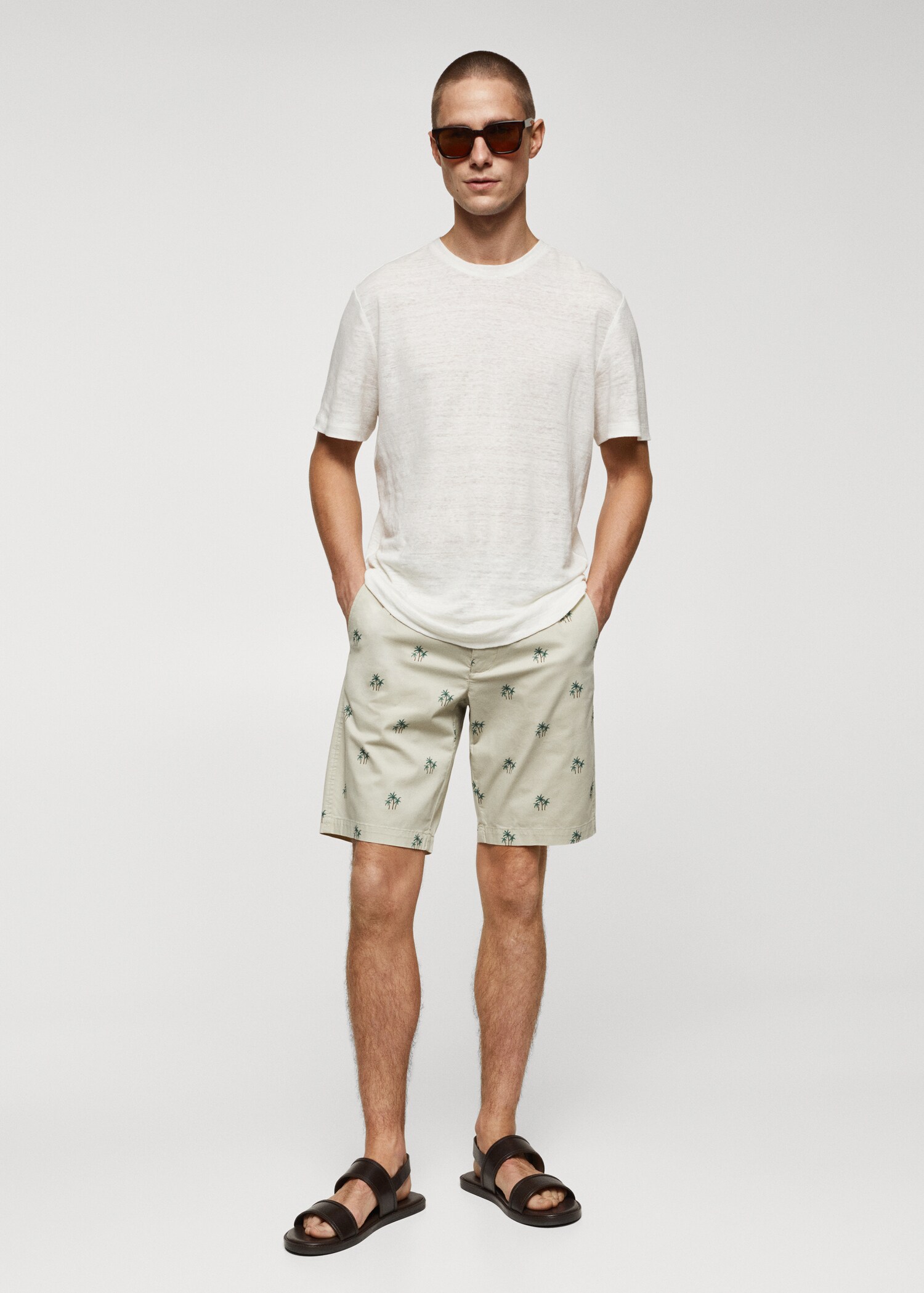 Bermudas algodón estampadas - Plano general
