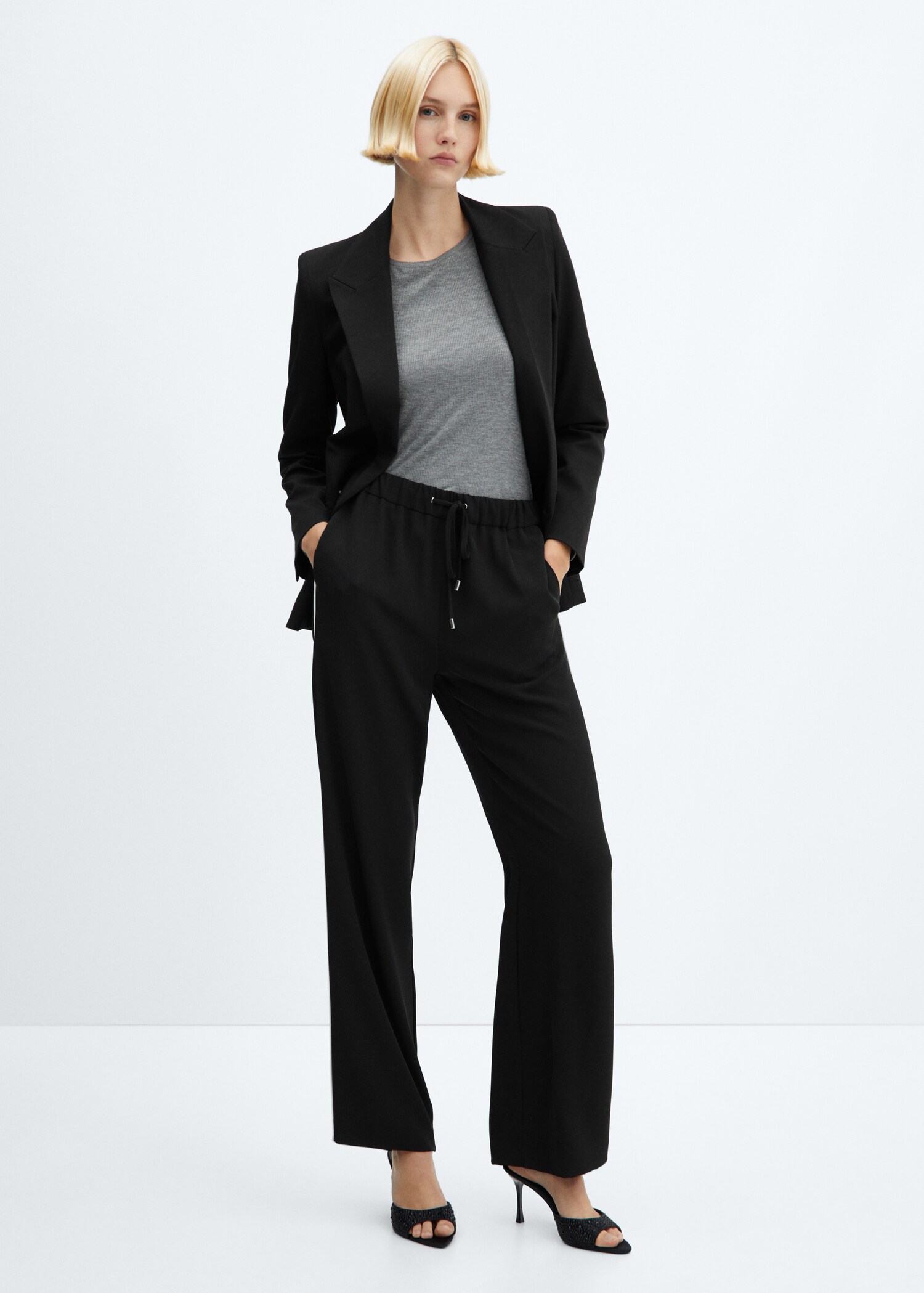 Elastic waist trousers - General plane