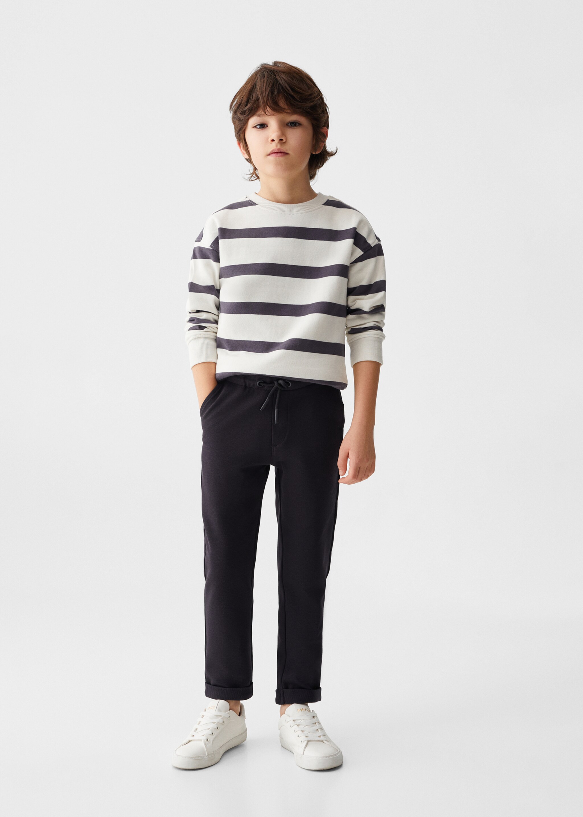 Pantalons jogger cotó - Pla general