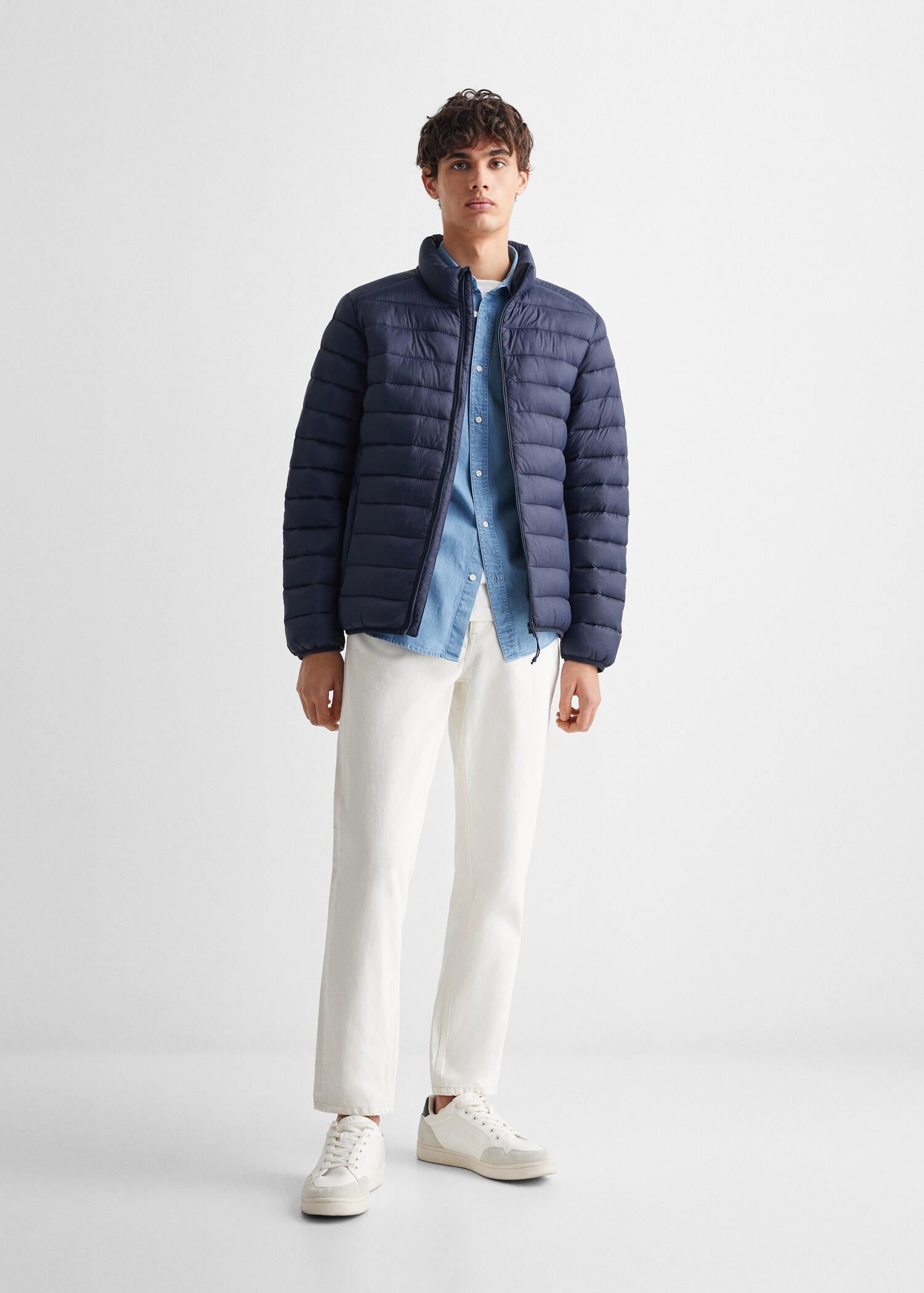 Anorak acolchado cremallera - Plano general