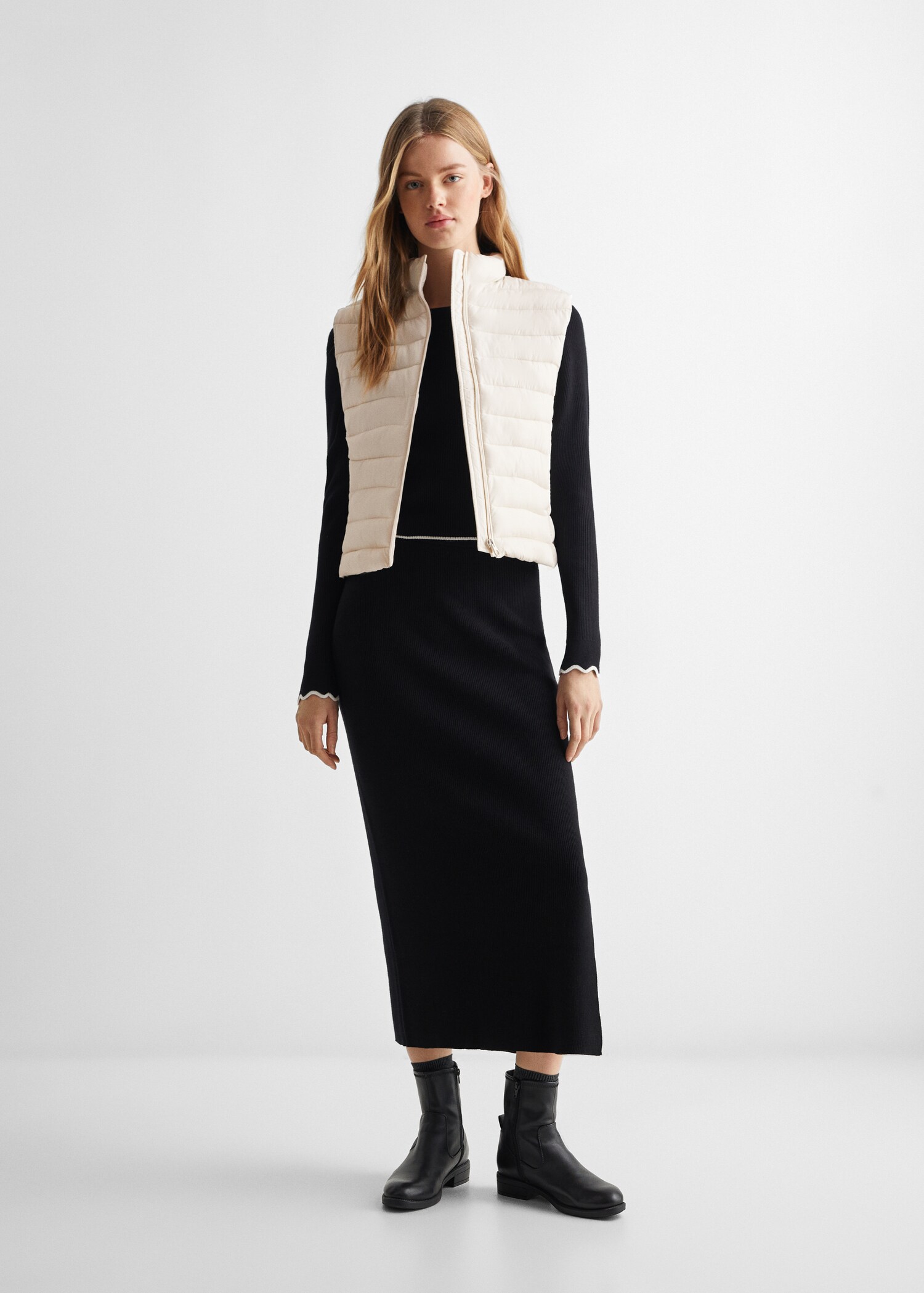 Quilted gilet - General plane