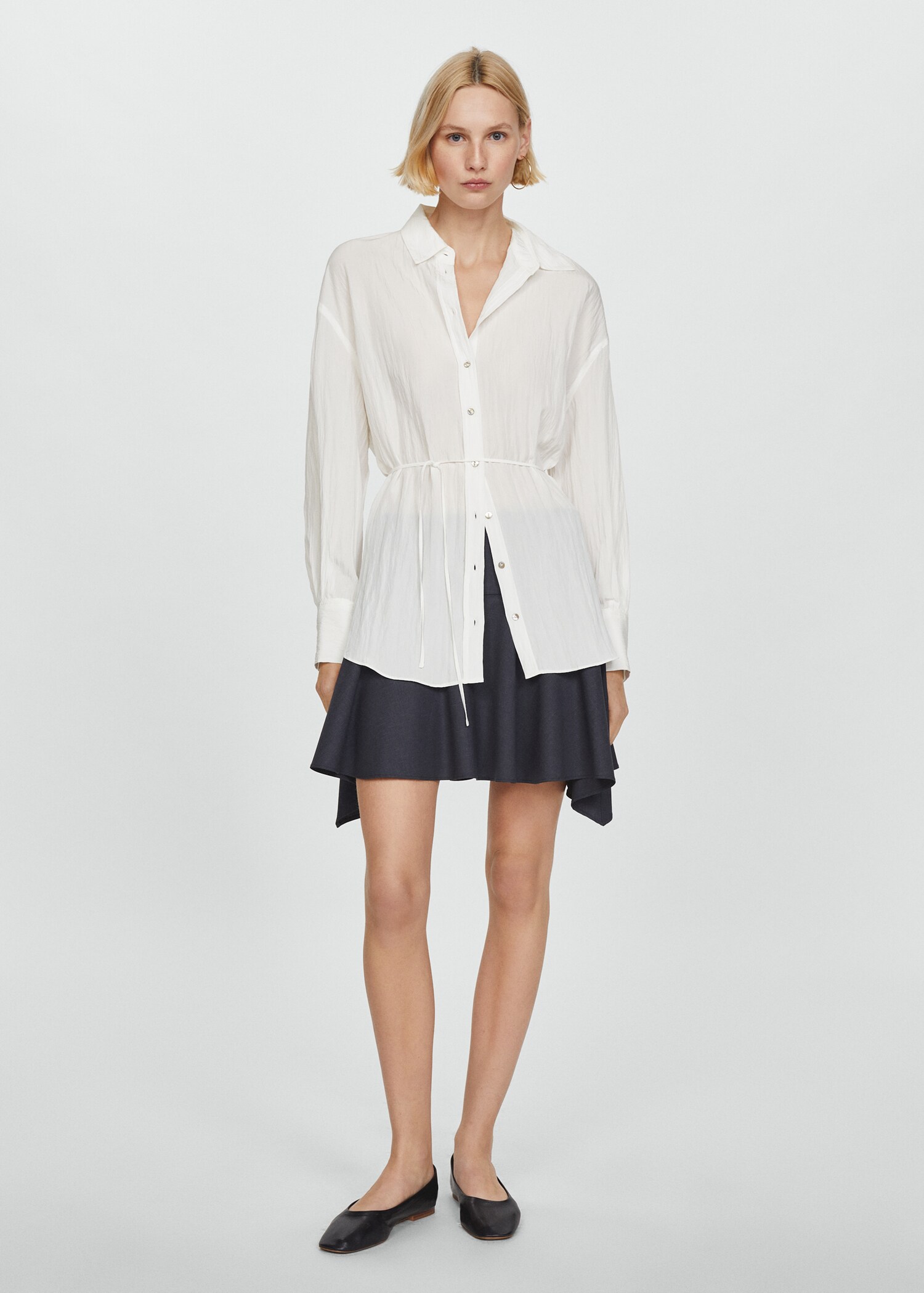 Camicia effetto stropicciato - Piano generale