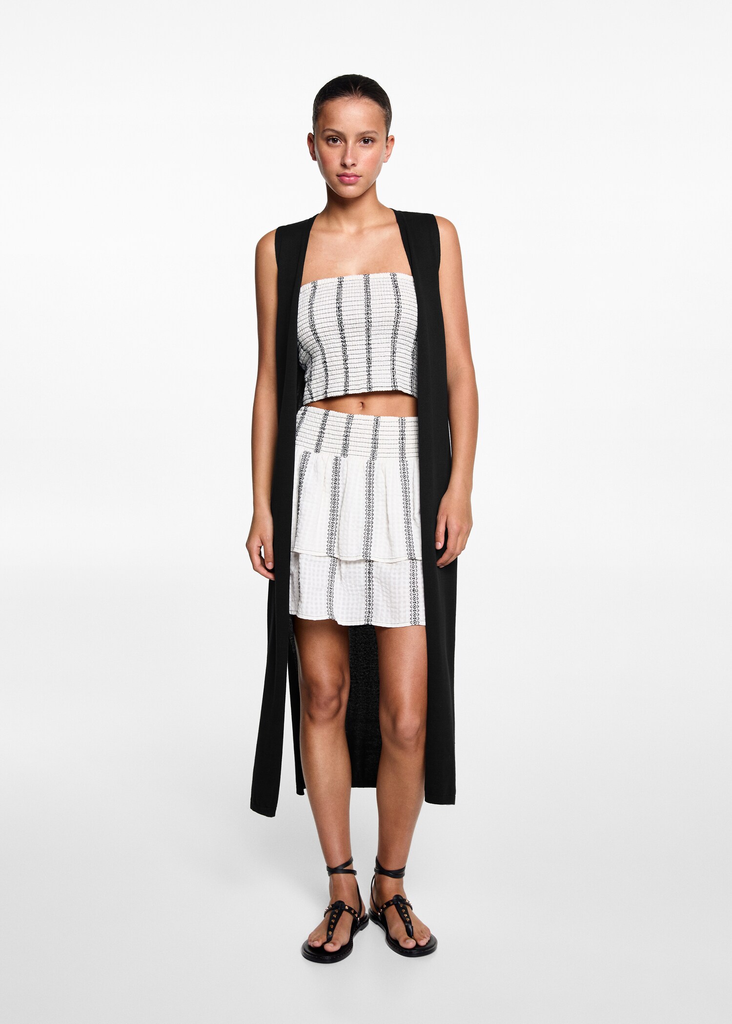 Lange Strickweste - Allgemeine Ansicht