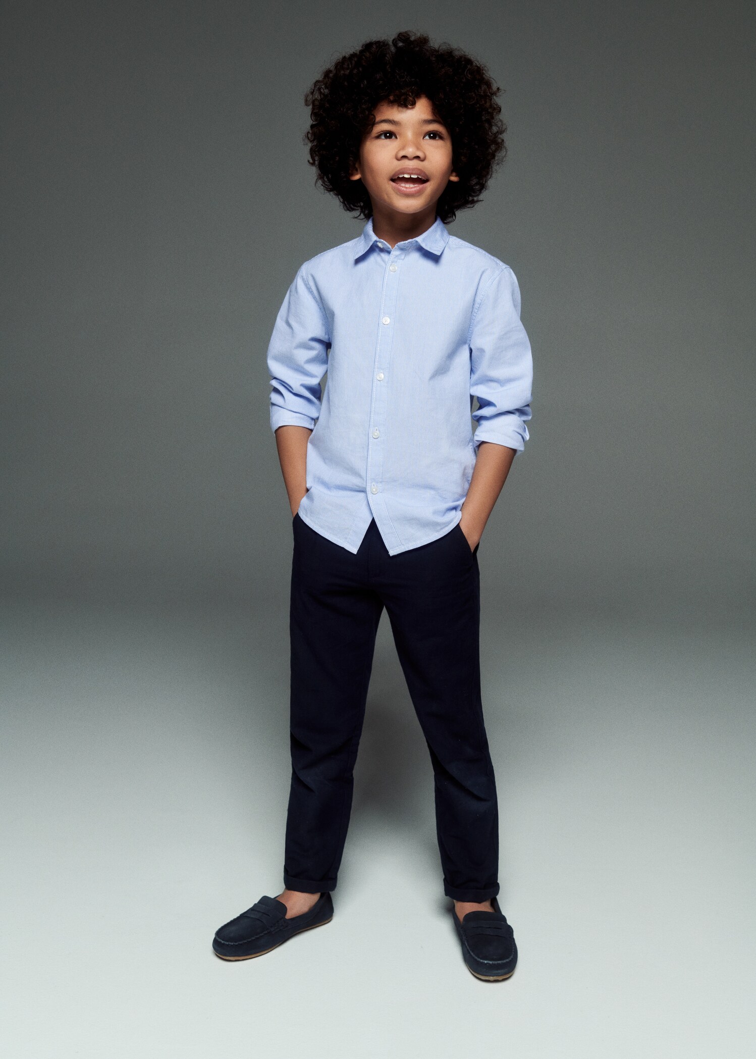 Straight suit trousers - General plane