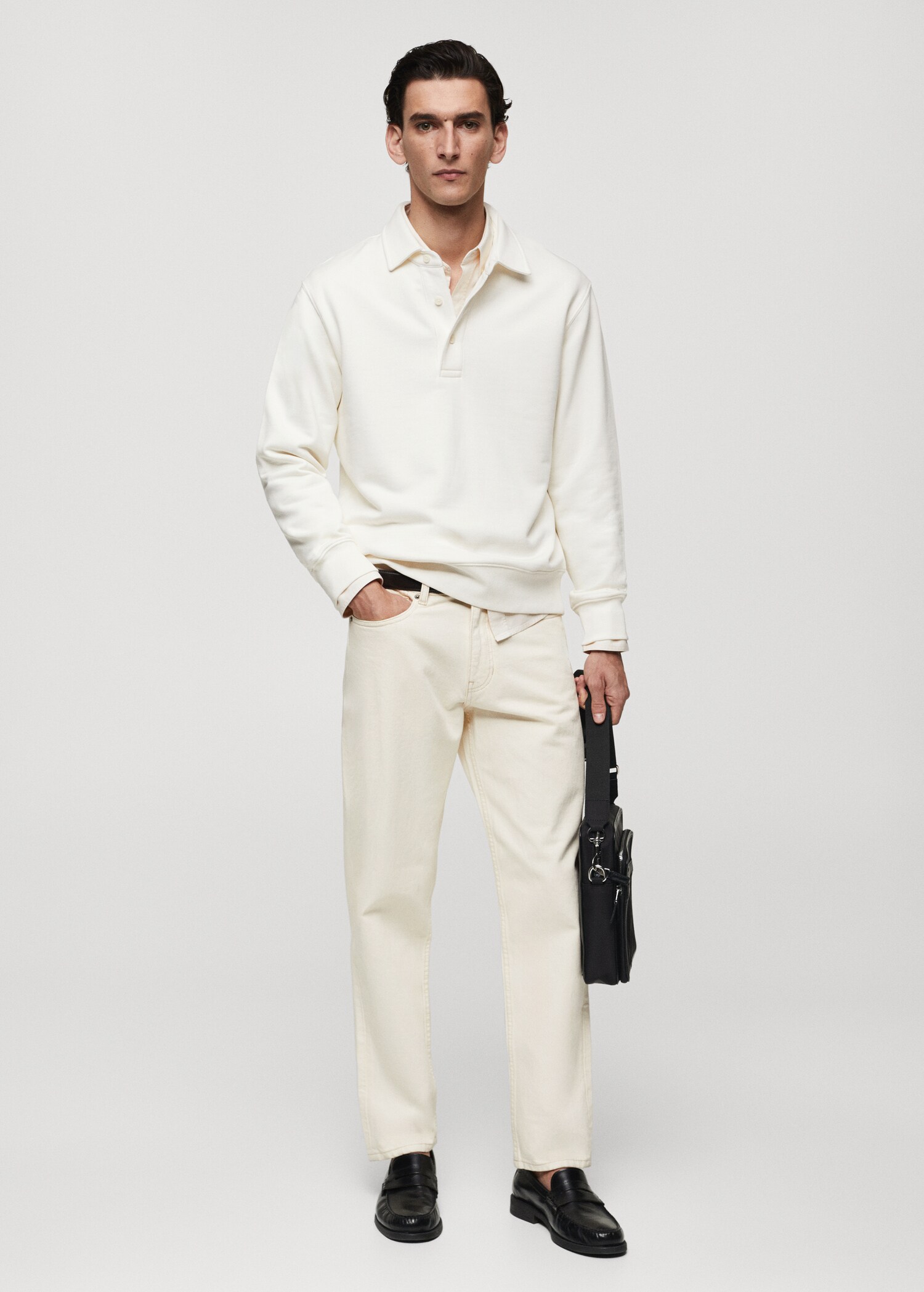 Cotton polo sweatshirt - General plane