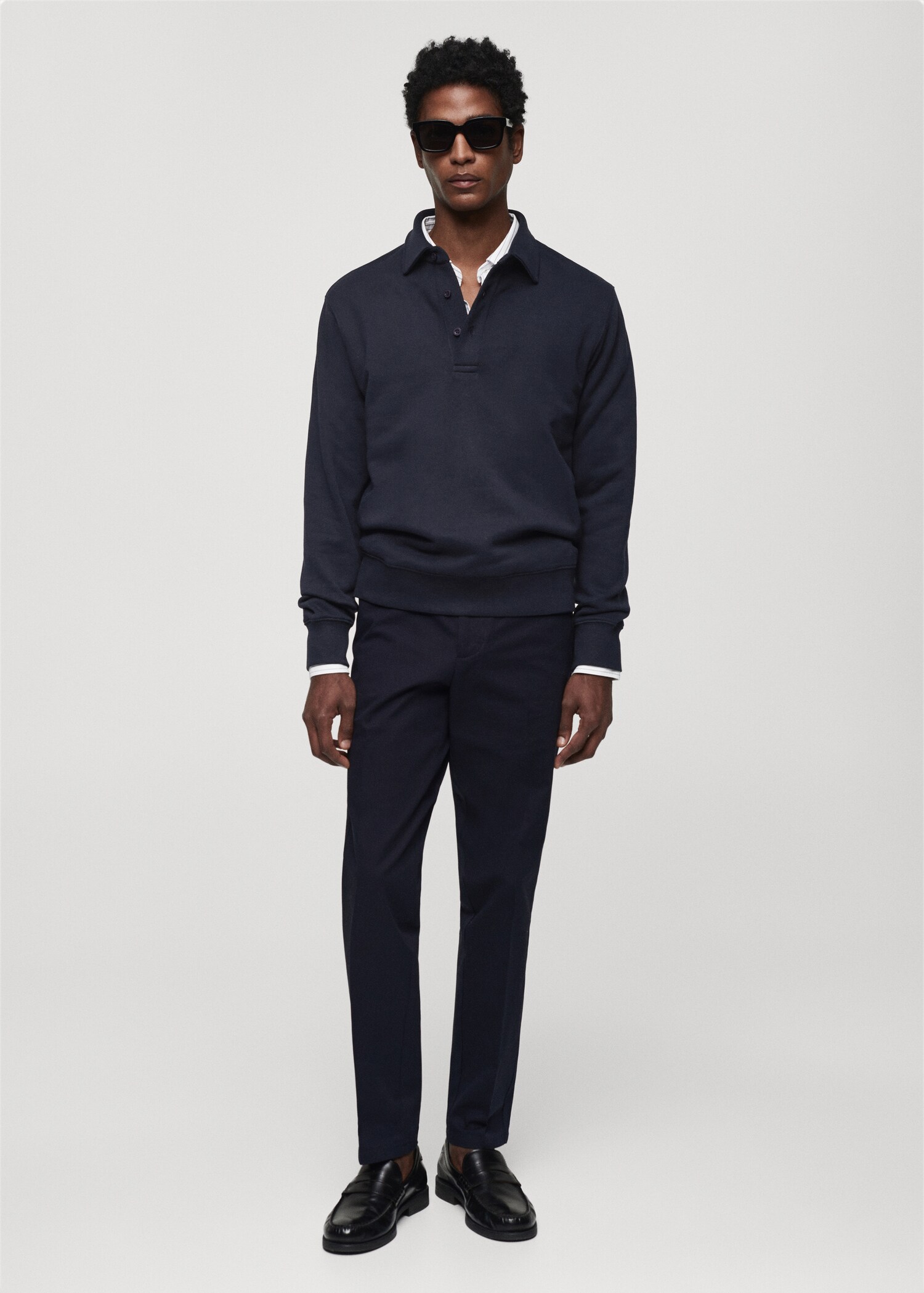 Cotton polo sweatshirt - General plane