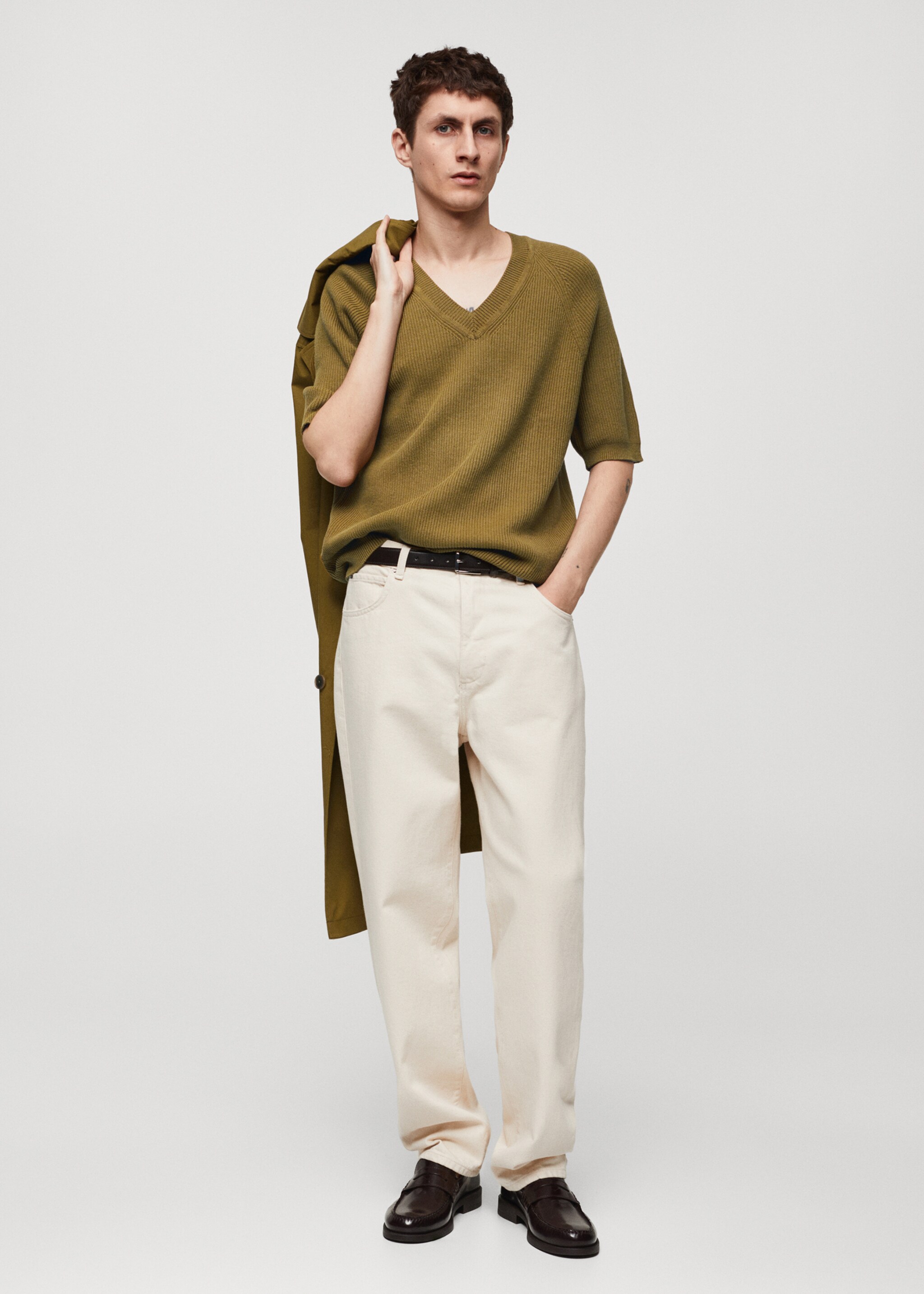 Relaxed-fit knitted sweater - General plane