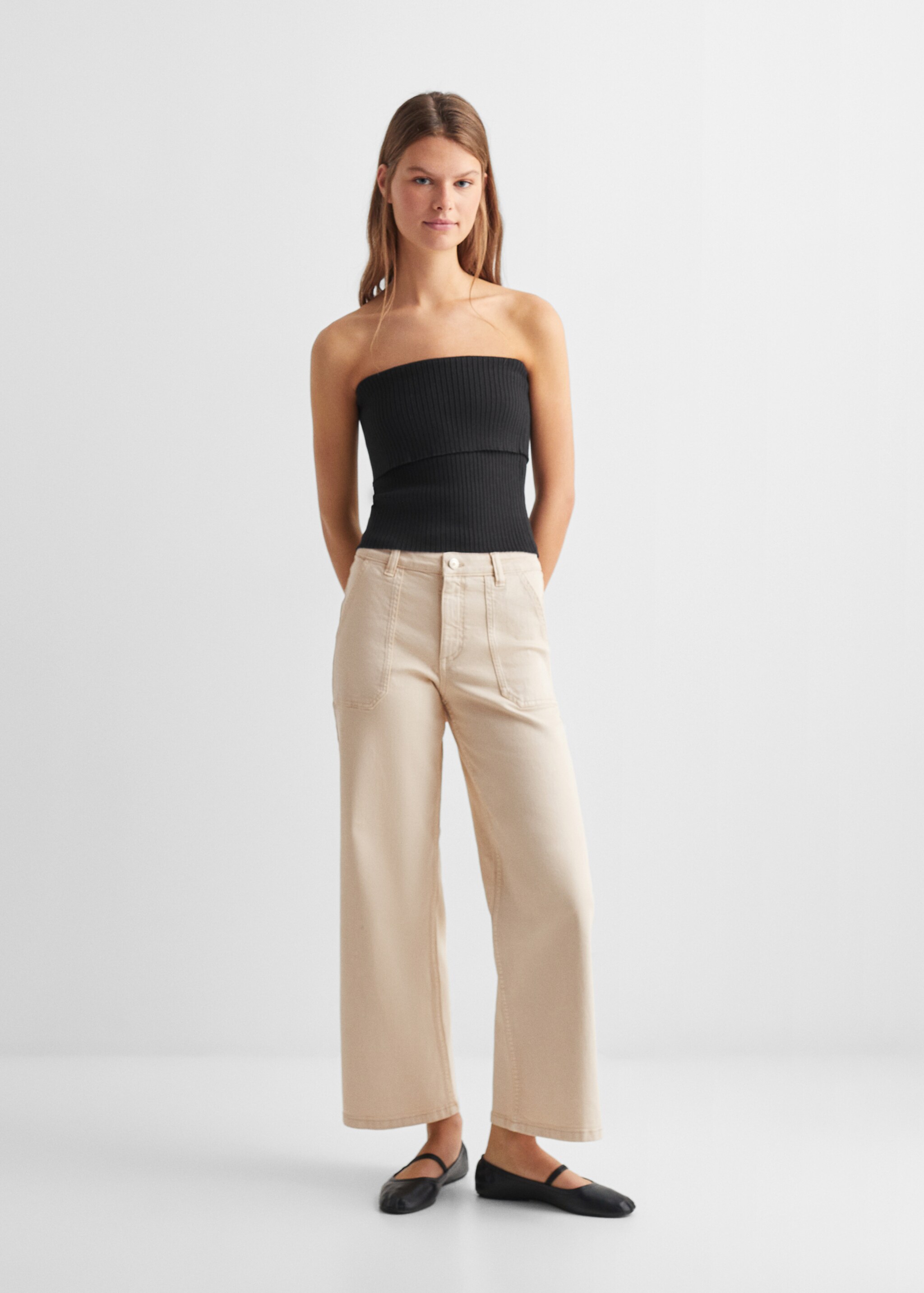 Strapless top - General plane