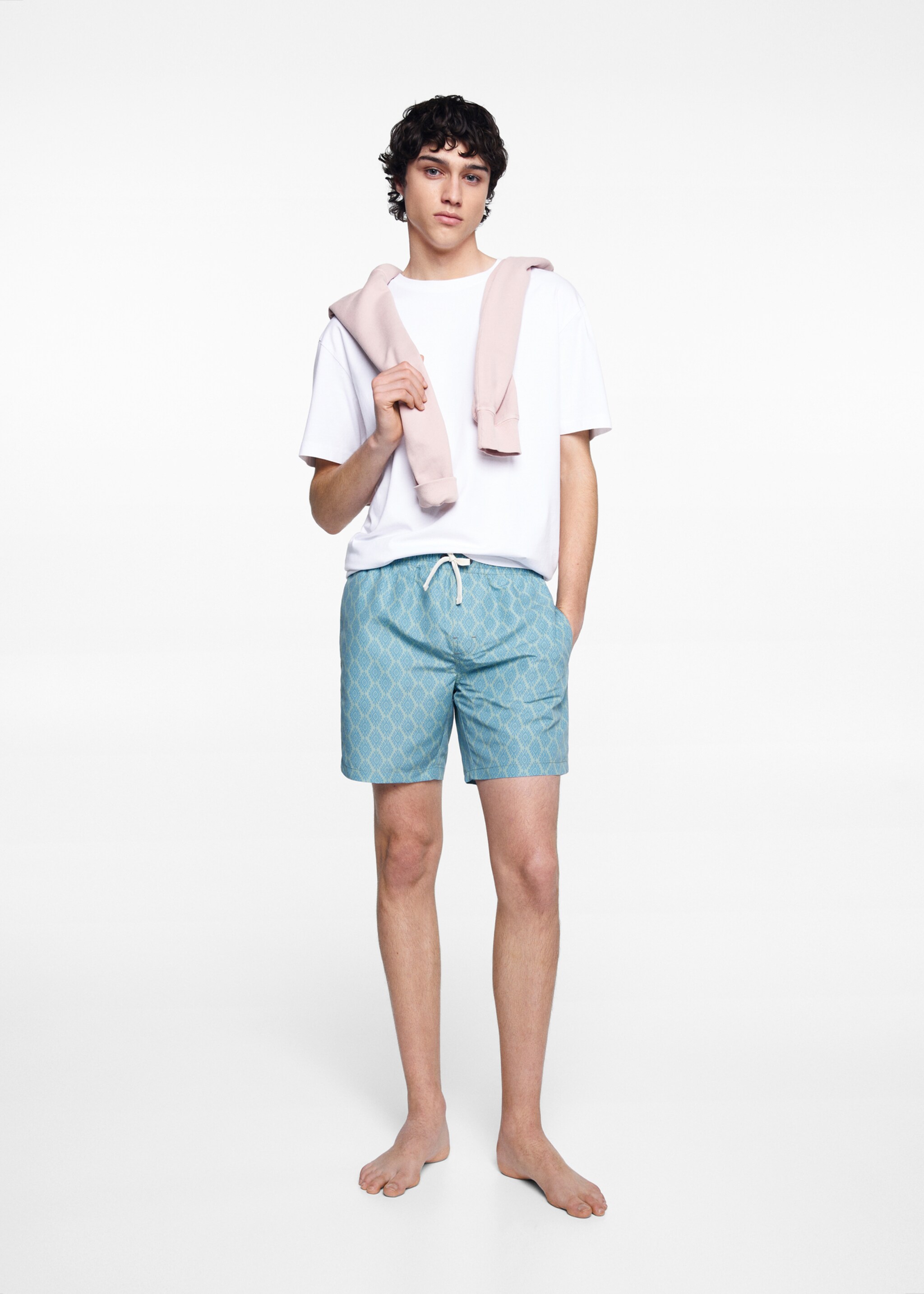 Printed swimming trunks - General plane