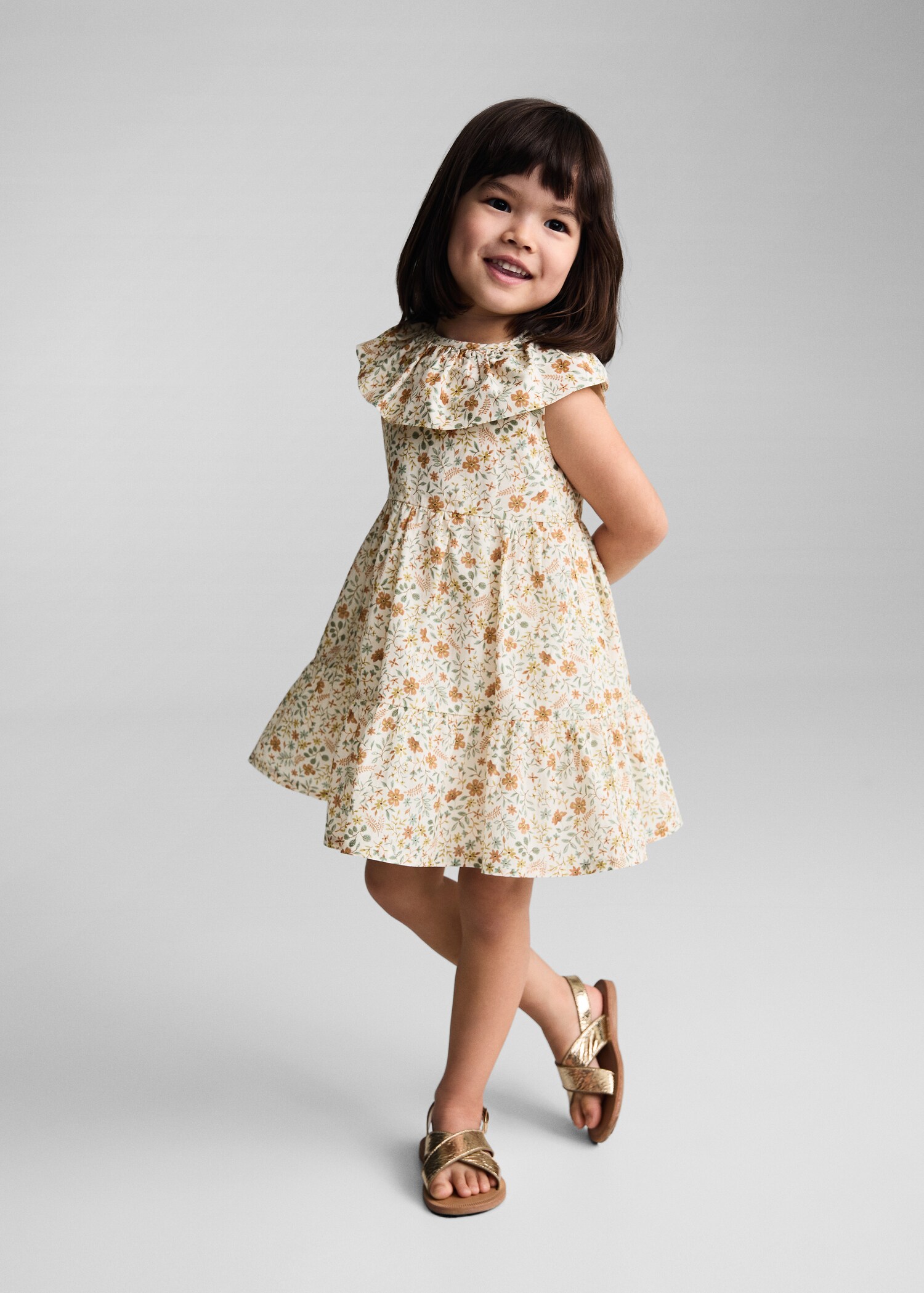 Floral print dress - General plane