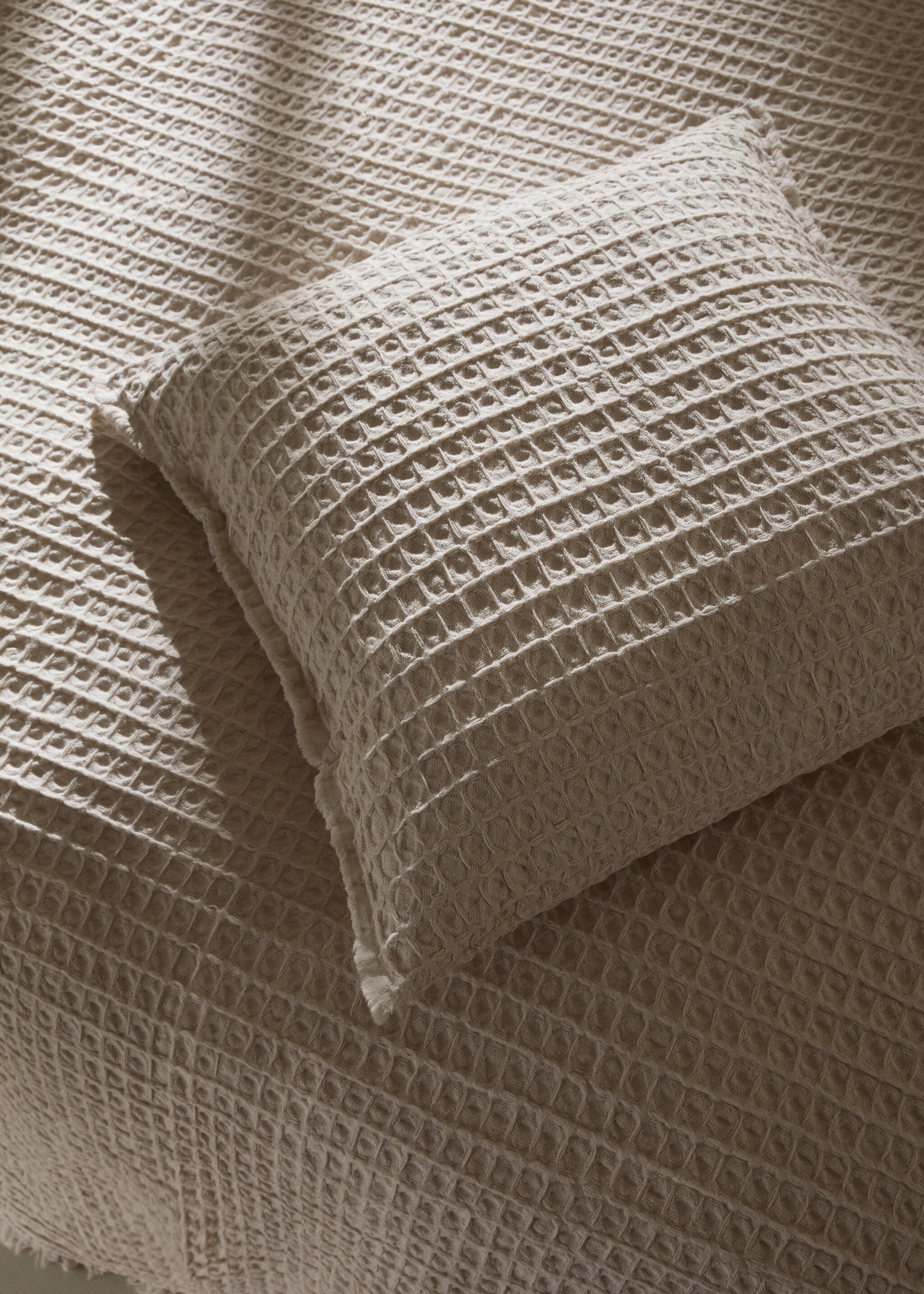 Federa cotone waffle 60x60 cm - Piano generale
