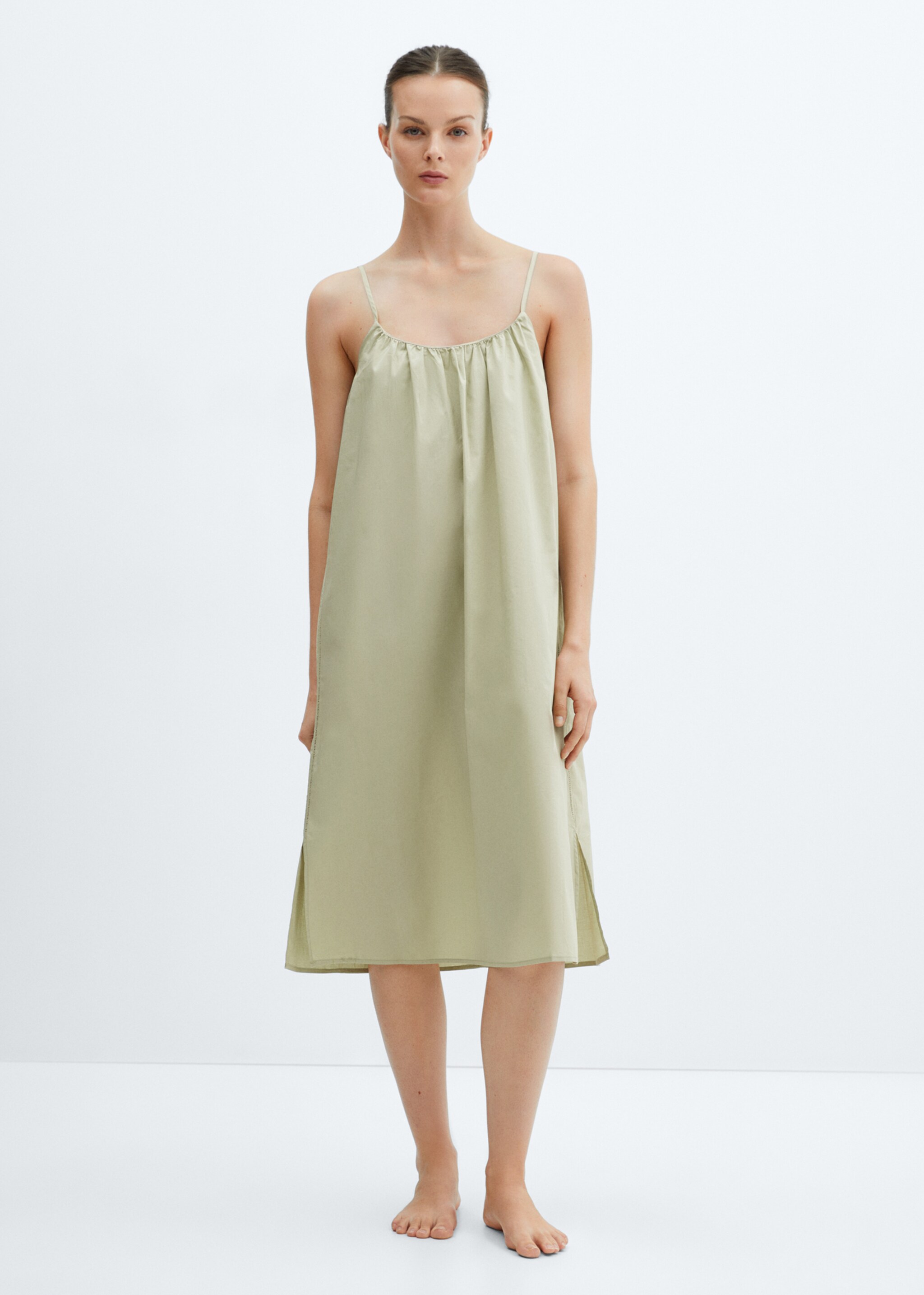 Chemise de nuit 100 % coton - Plan général