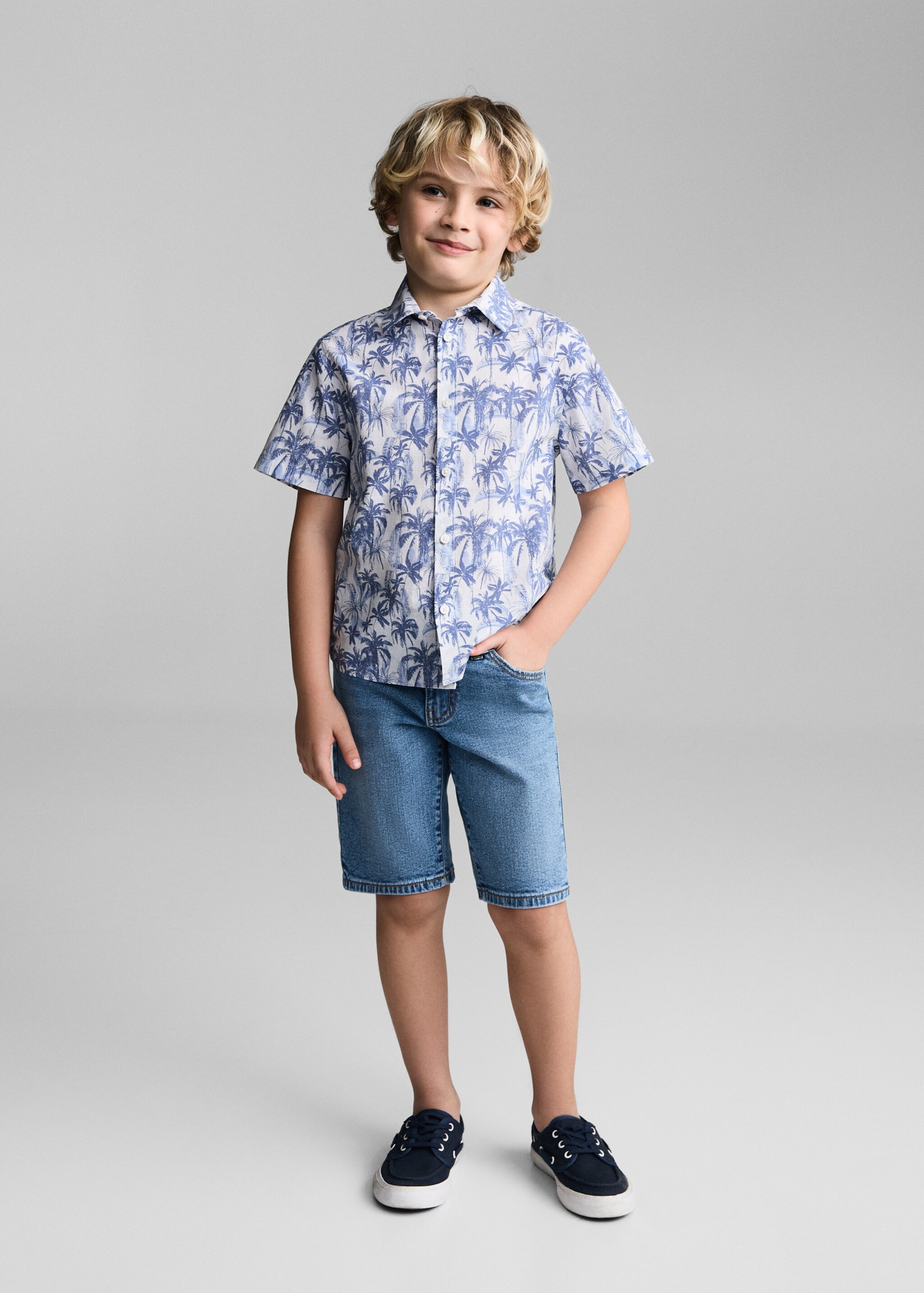 Palm print shirt - General plane