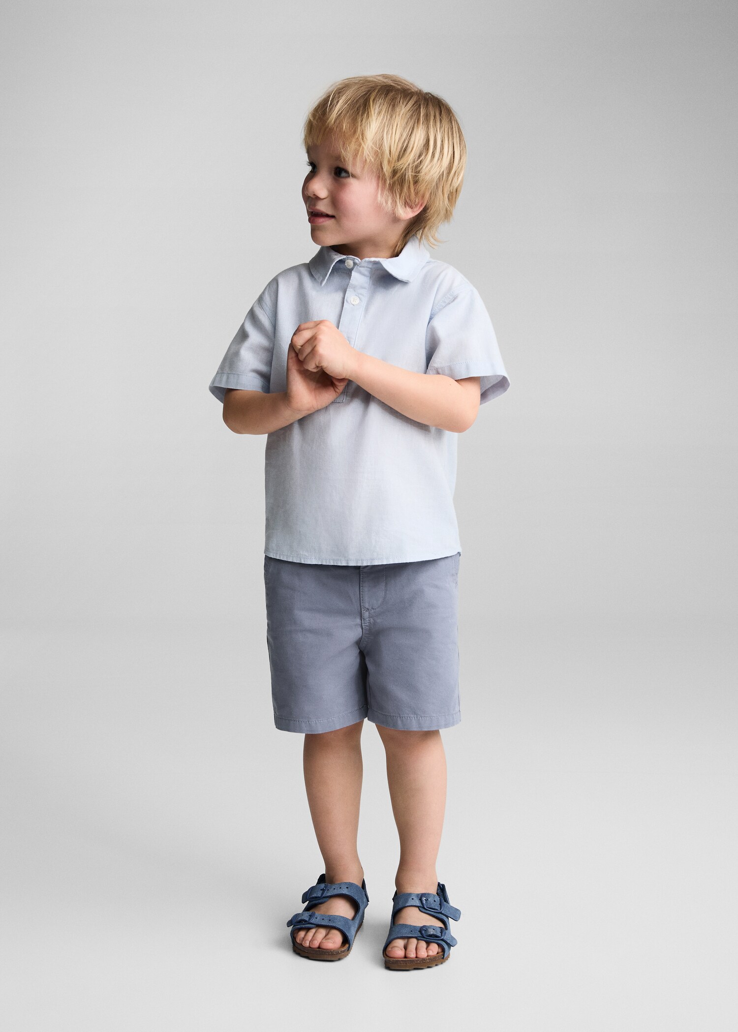 Chemise polo lin - Plan général