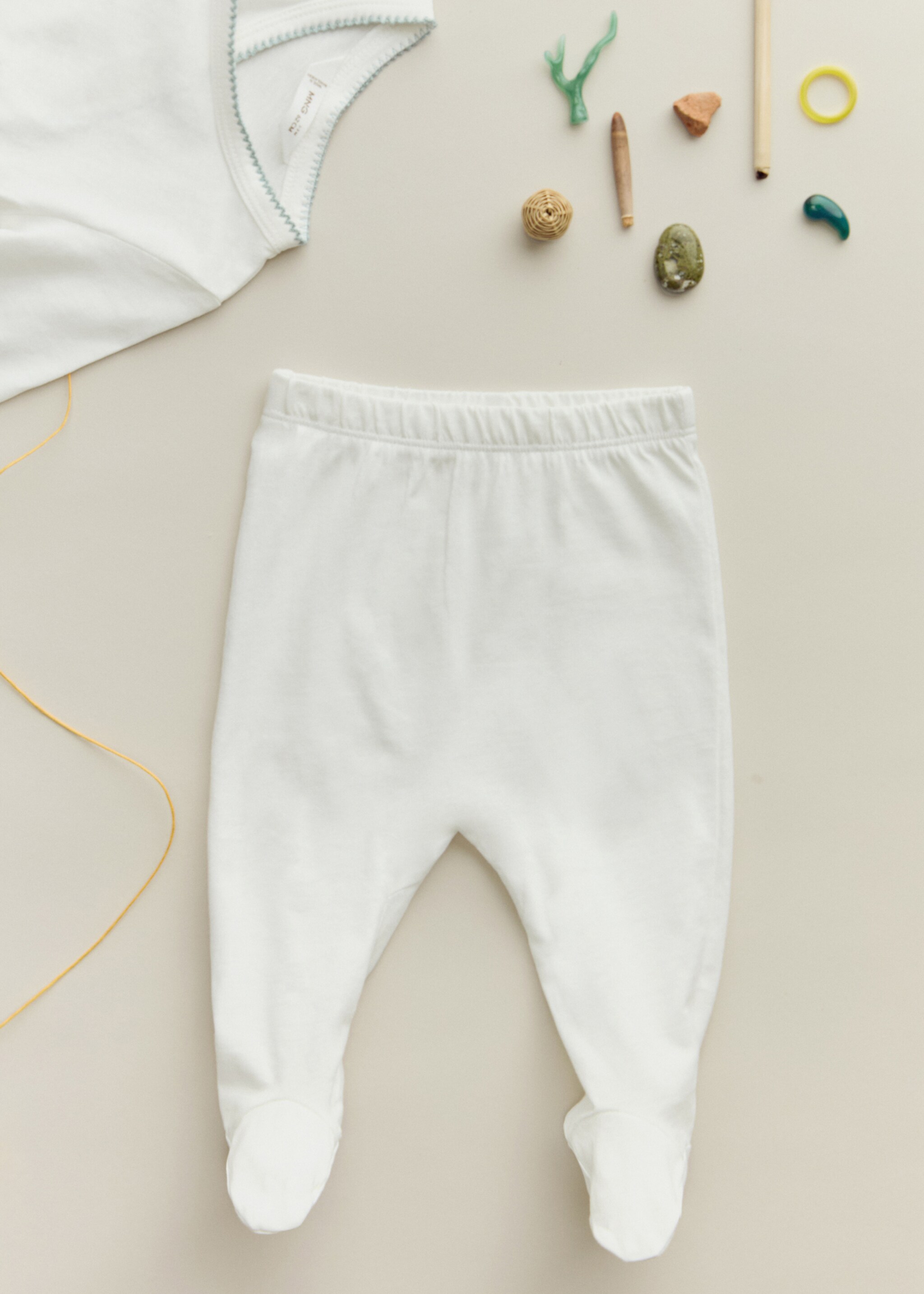 Pyjama long en coton - Plan général