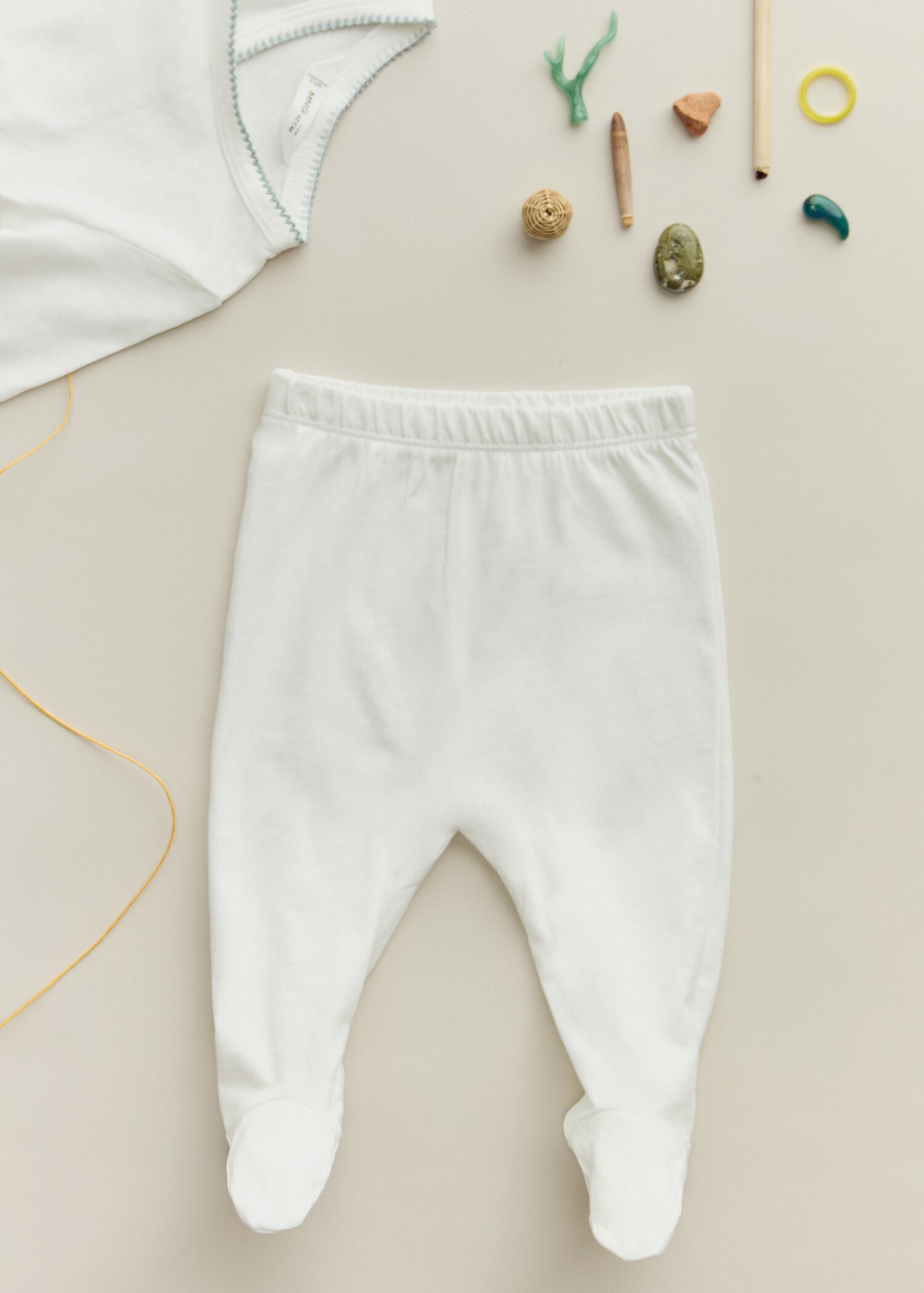 Pyjama long en coton - Plan général