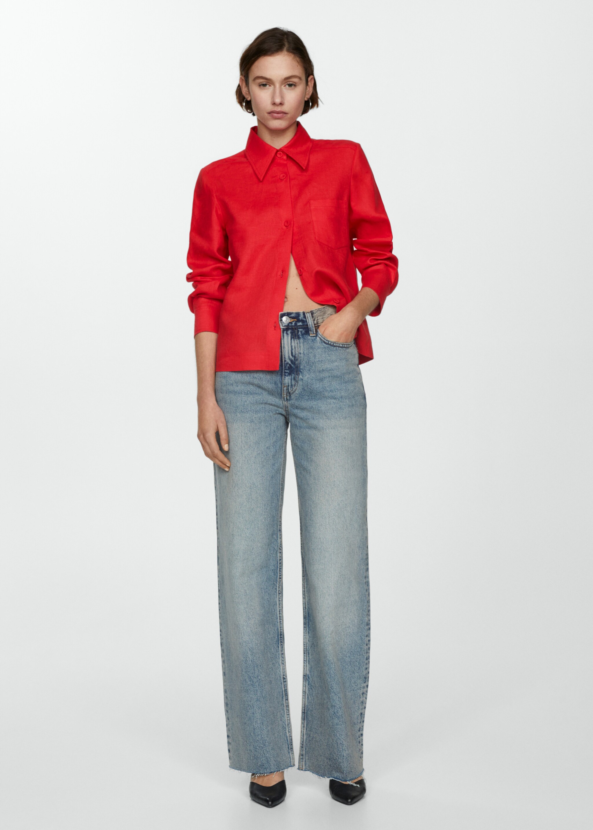 Linen 100% shirt - General plane