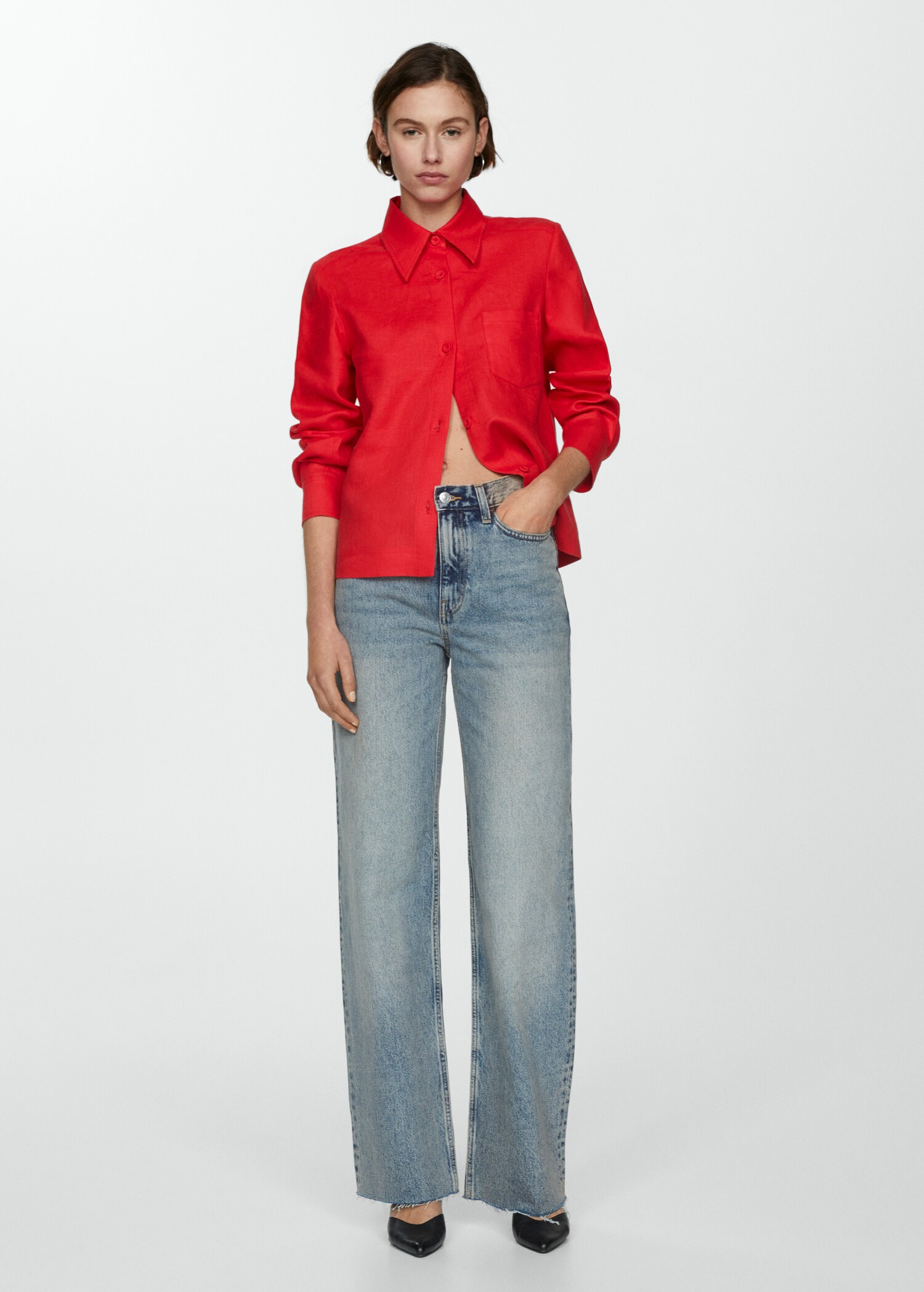 Linen 100% shirt - General plane