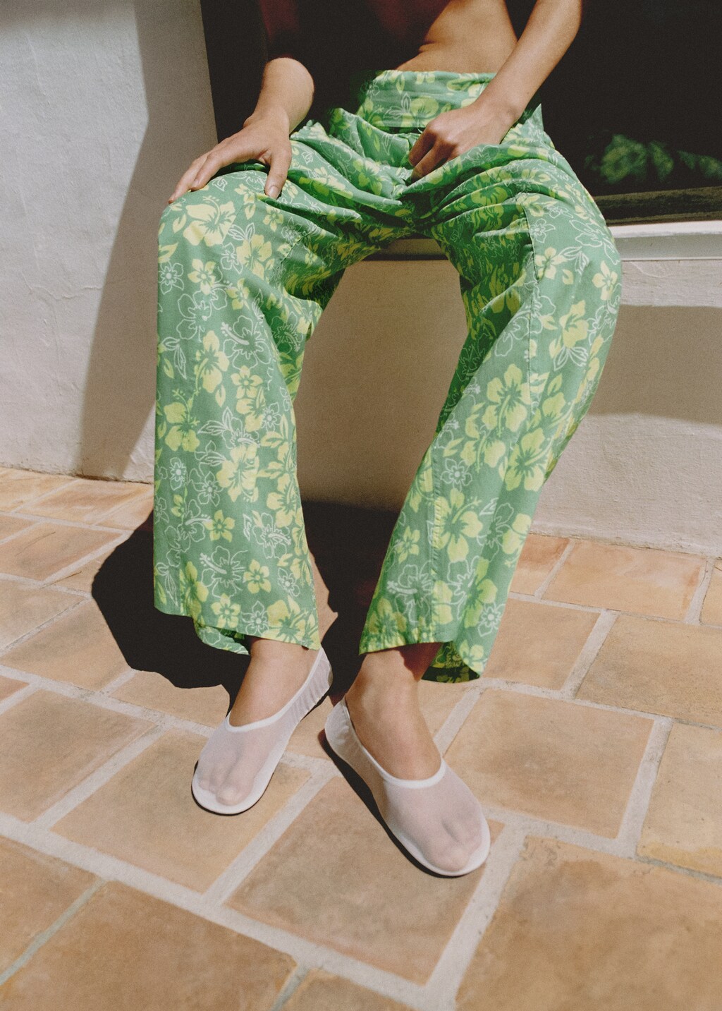 Ballerine mesh semitrasparente - Donna | MANGO OUTLET Italia