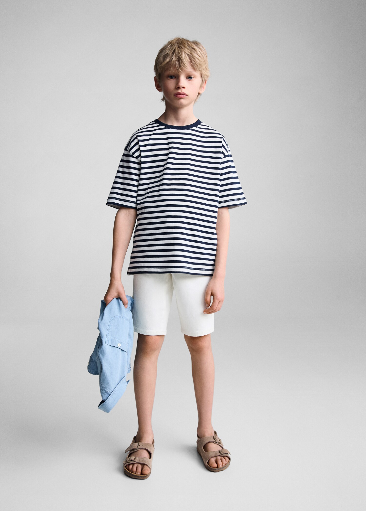 Slim Fit-Jeans-Bermudashorts - Allgemeine Ansicht
