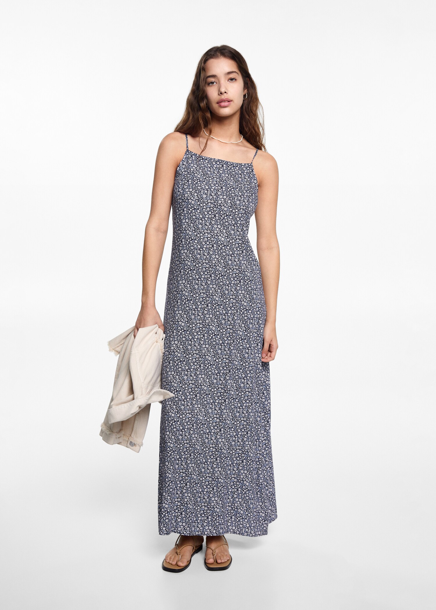 Vestido estampado floral - Plano general