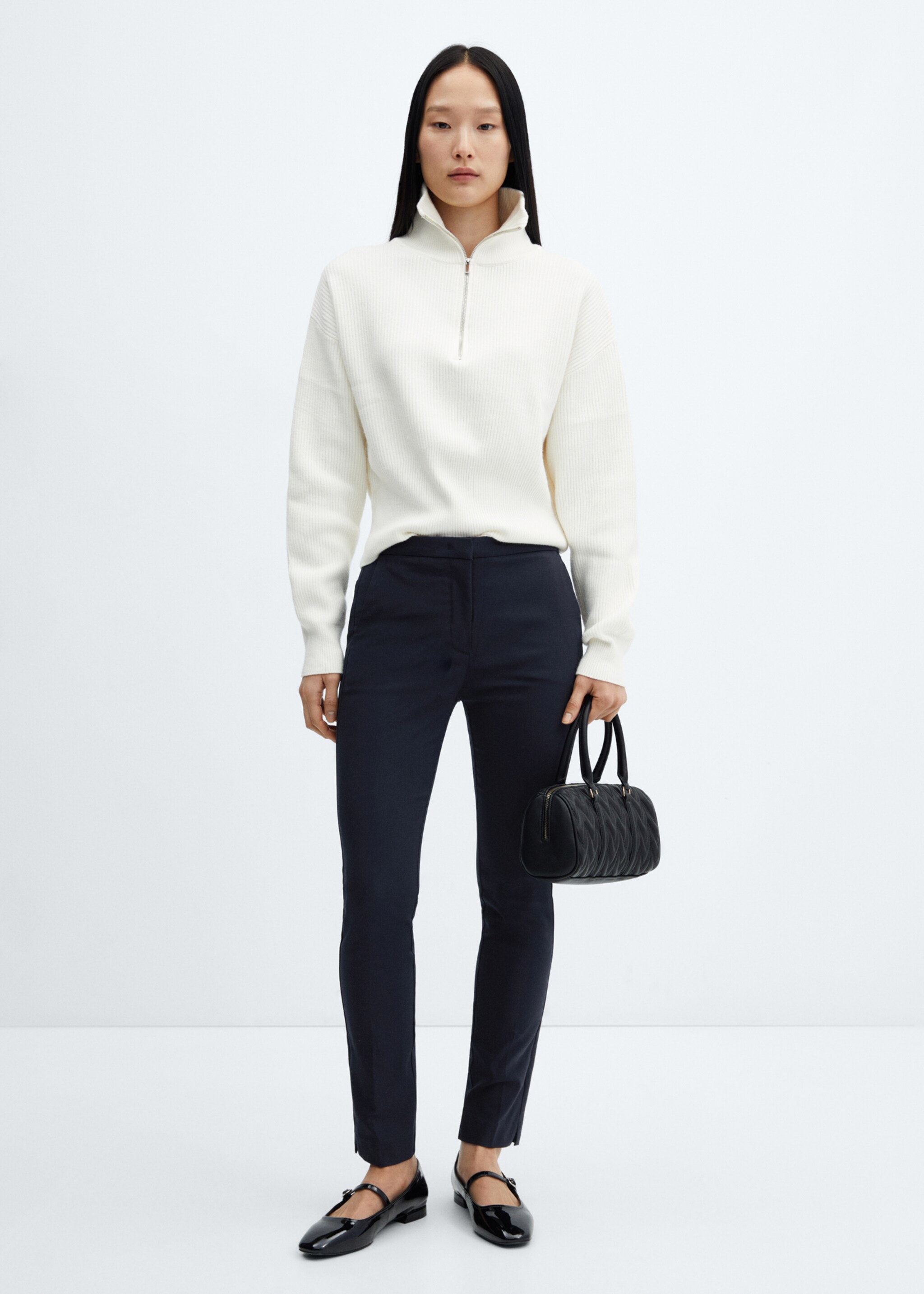 Crop skinny trousers - General plane