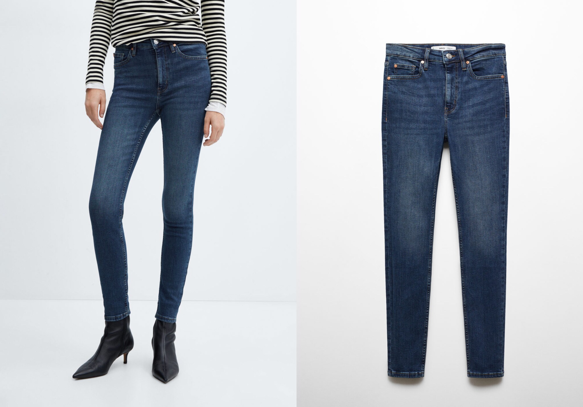 High-rise skinny jeans - Panoramic plane