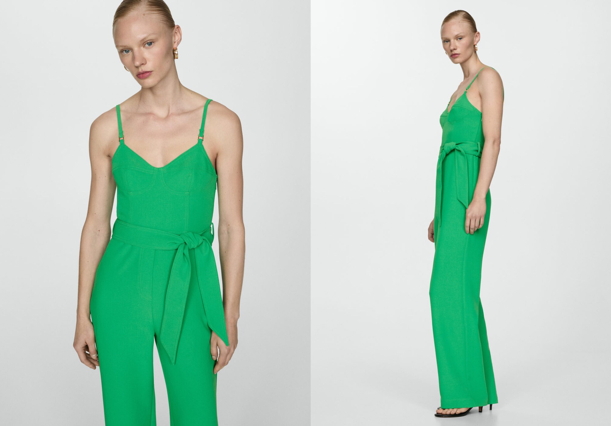 Bow long jumpsuit - Panoramic plane