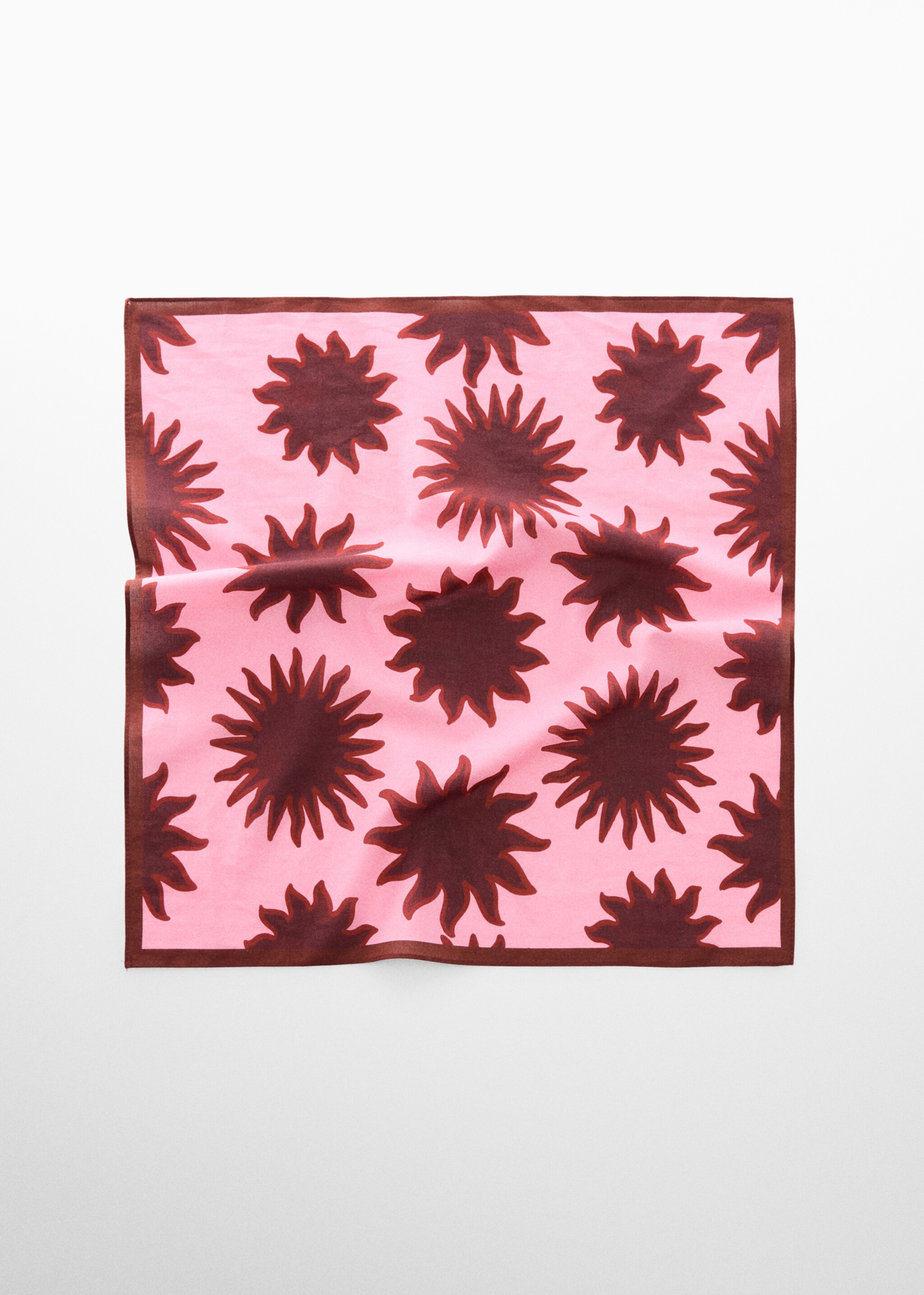 Printed cotton scarf - Article without model
