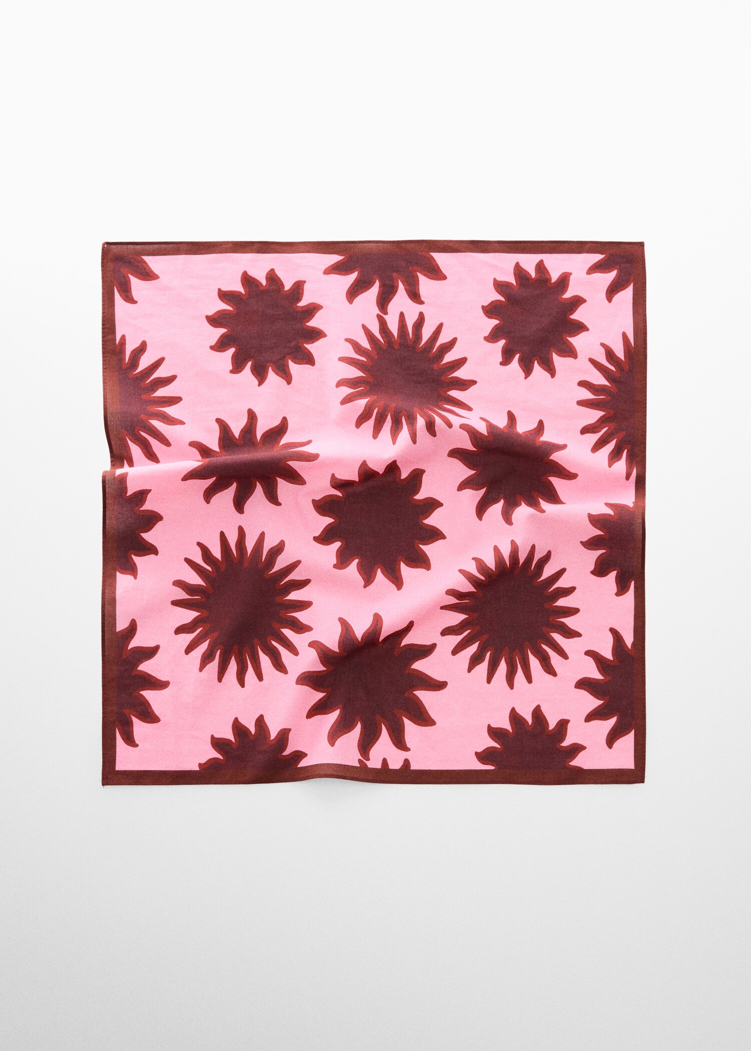 Printed cotton scarf - Article without model