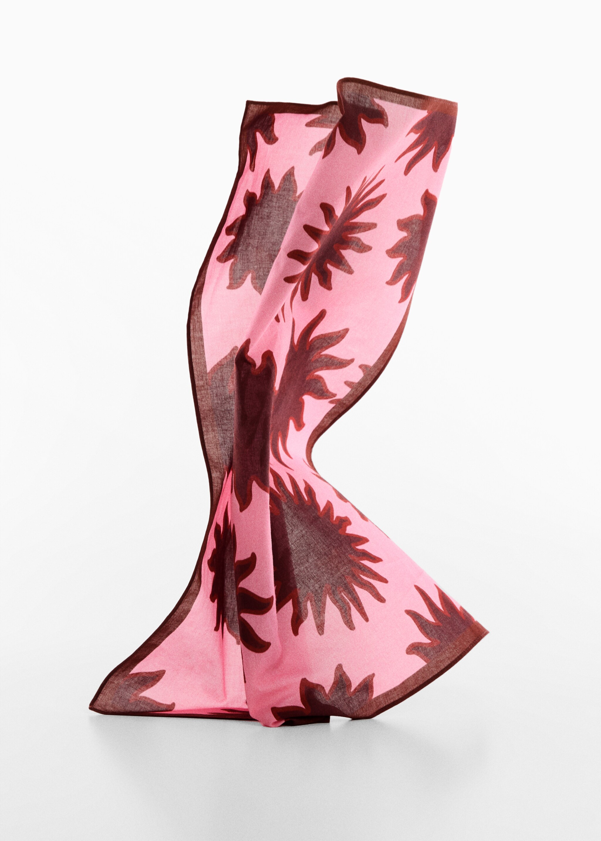 Printed cotton scarf - Details of the article 2