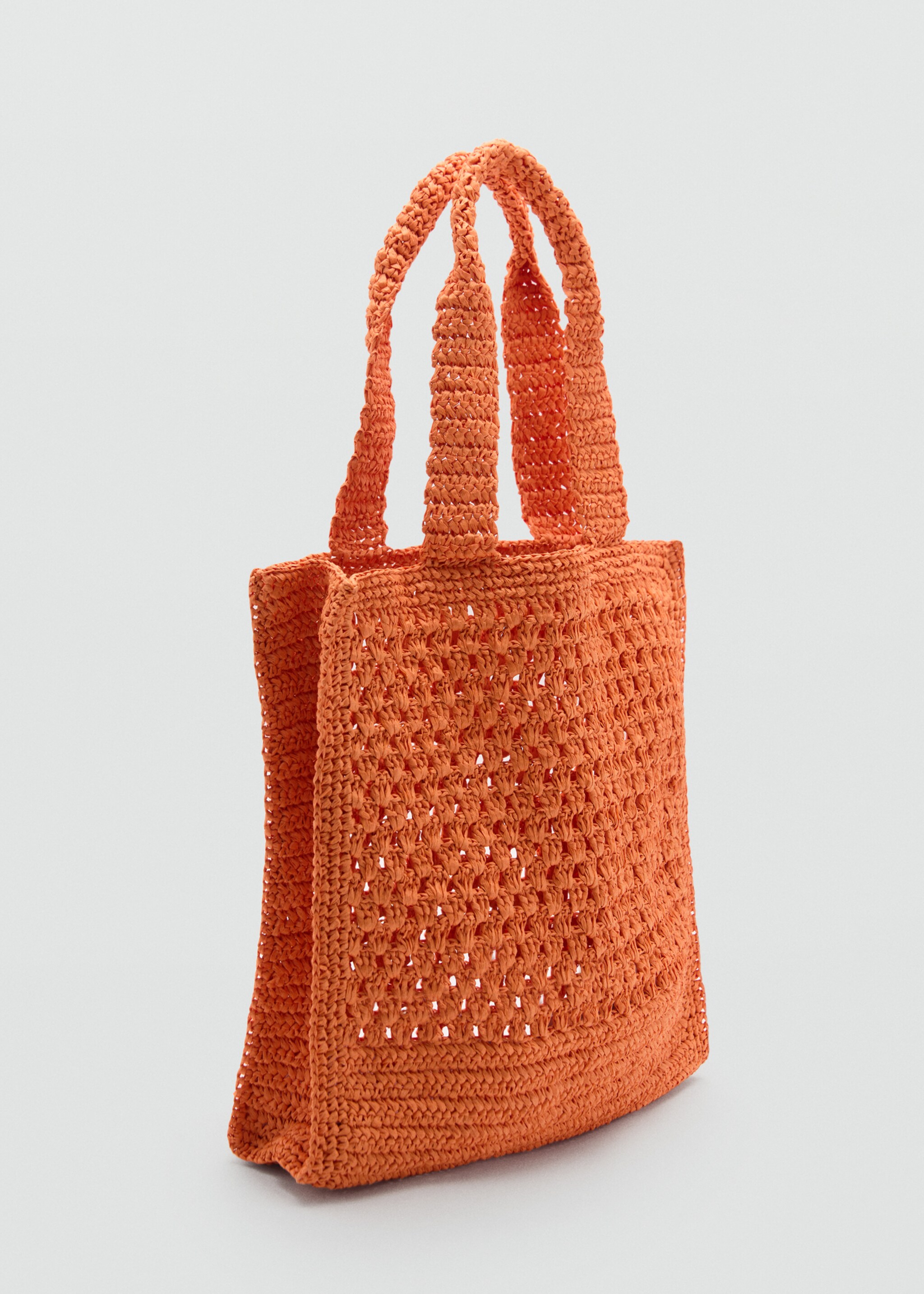 Natural fibre shopper bag - Medium plane