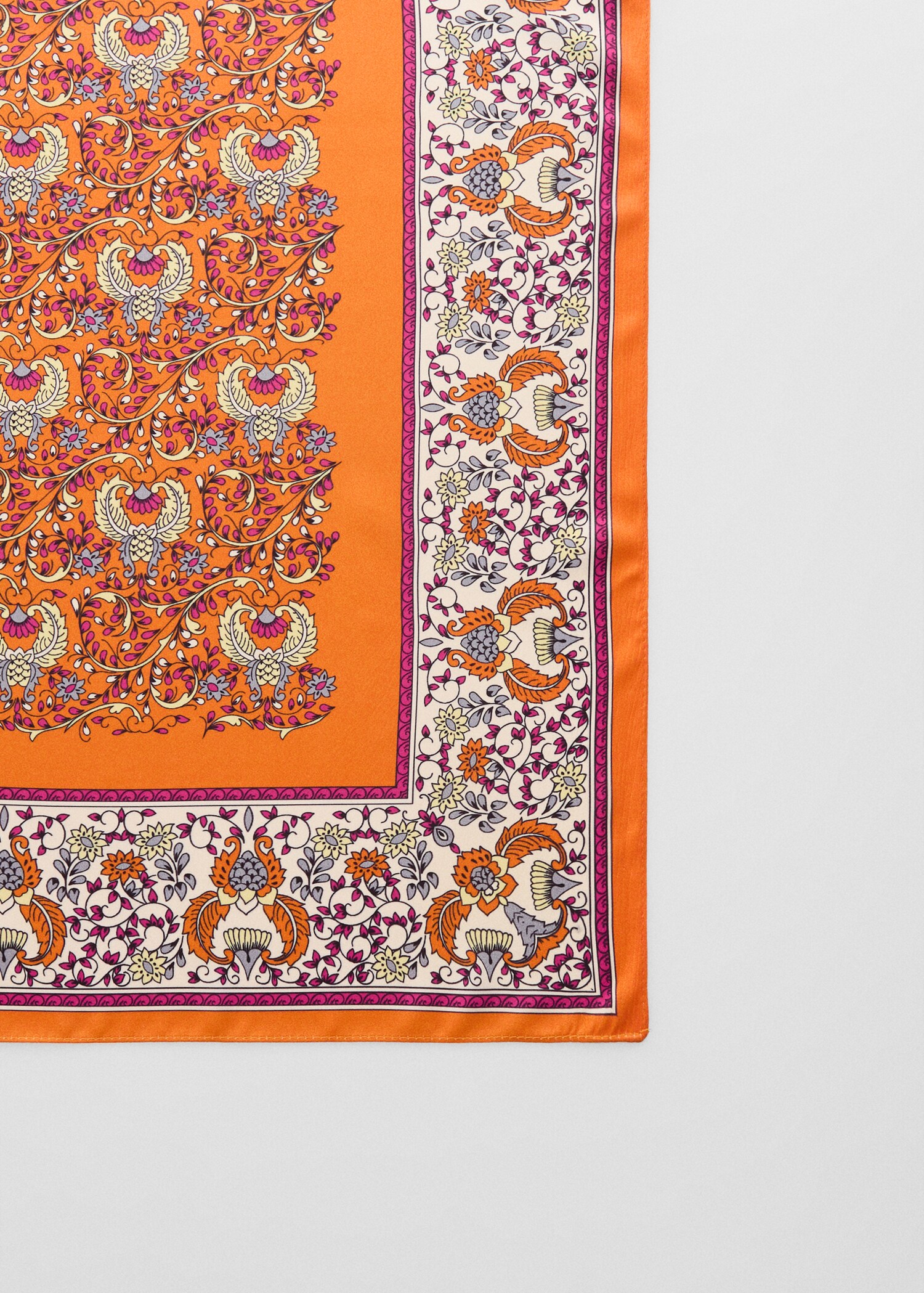 Floral-print scarf - Medium plane