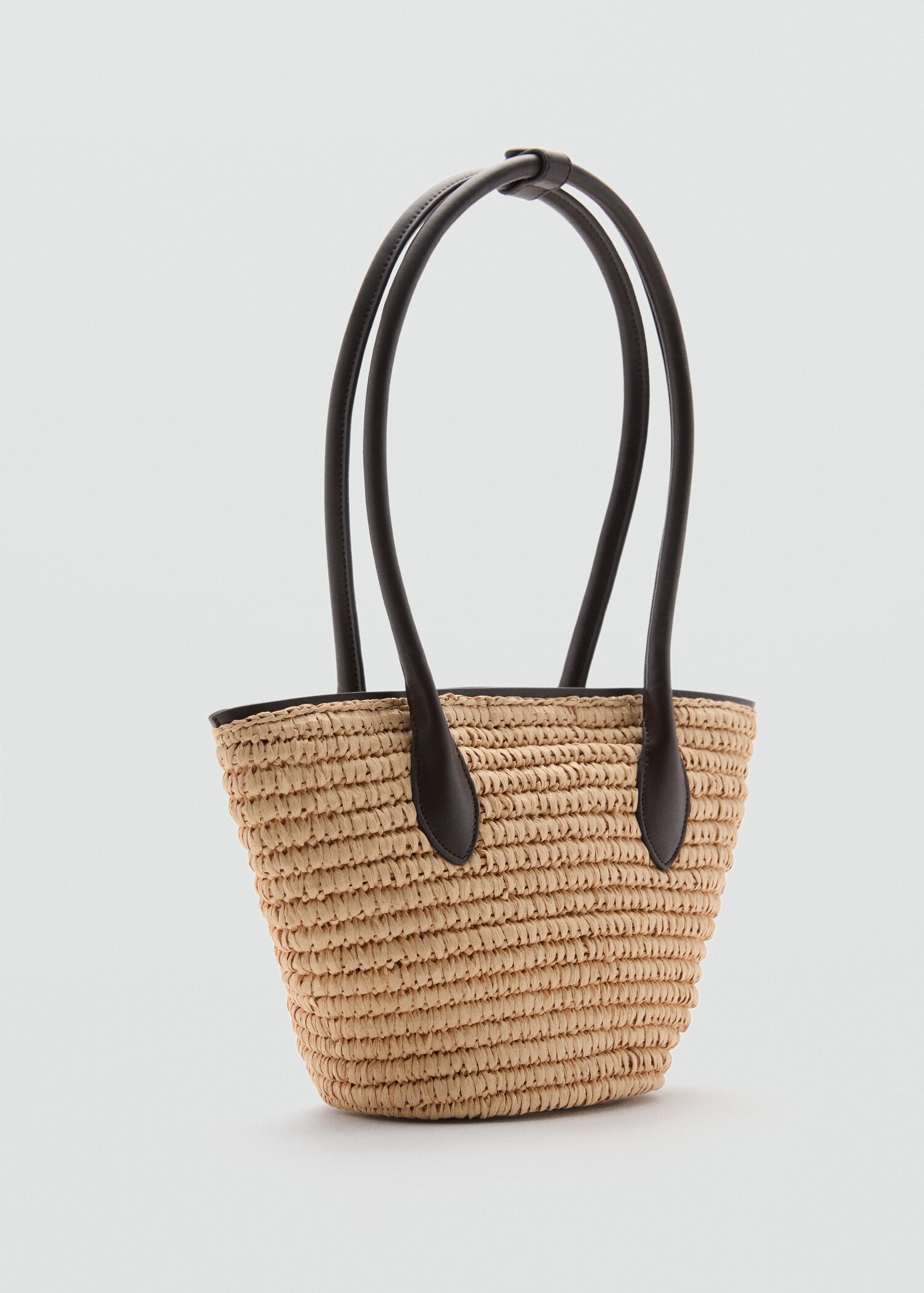 Natural fibre basket bag - Medium plane