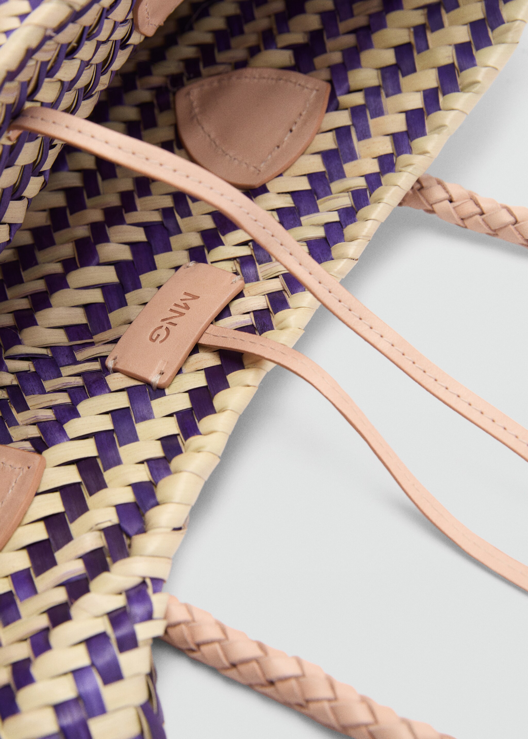 Shopper bag with leather handles - Details of the article 2